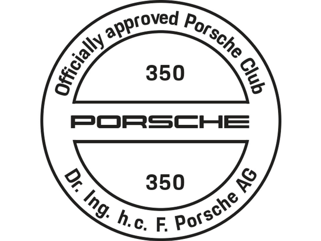 Porsche Classic Club Taiwan台灣經典保時捷俱樂部獲得Dr. Ing. h. c. F. Por-sche AG 的德國原廠官方認證，認證編號 350。