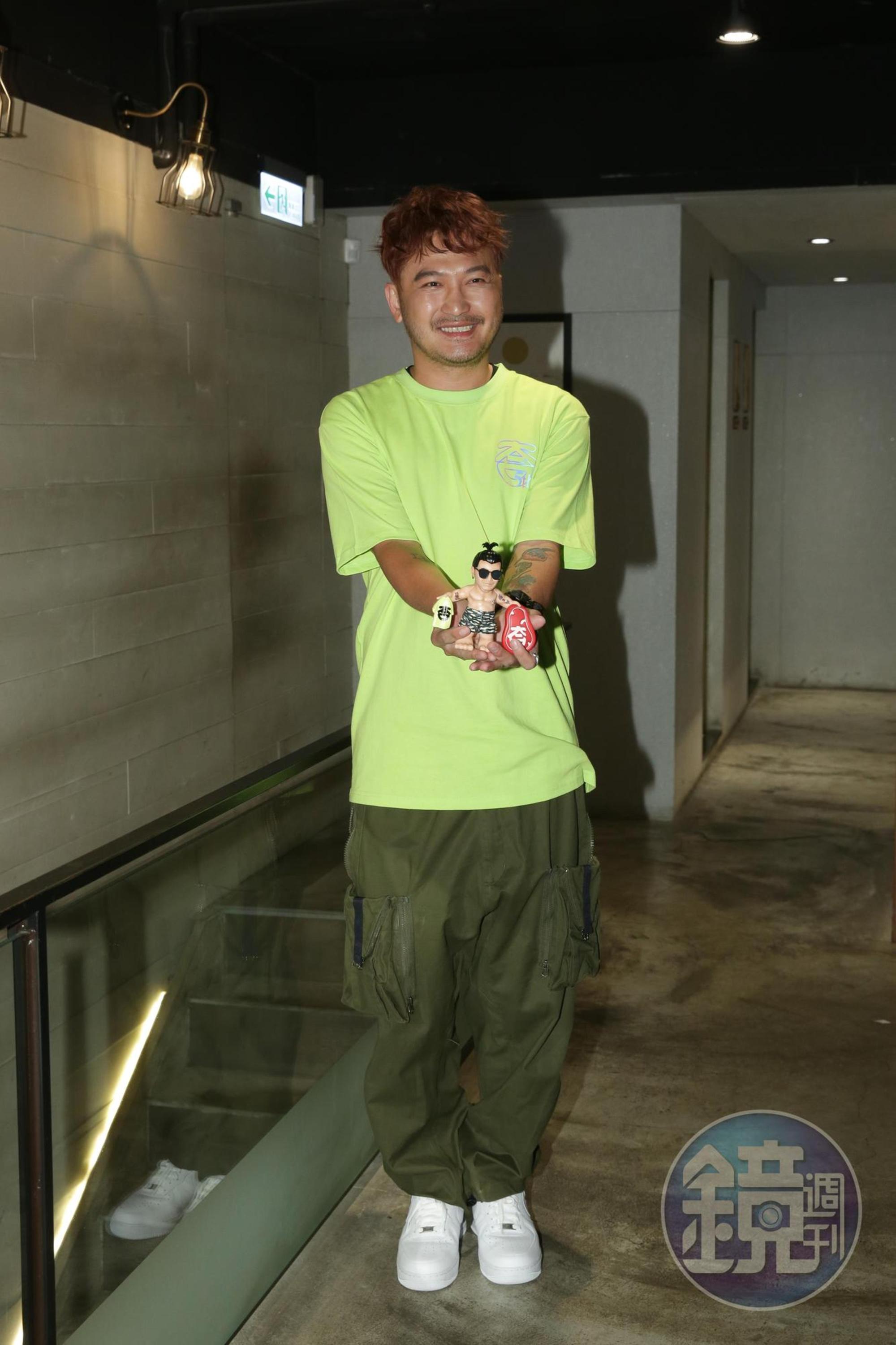 KID一退伍就有錄影通告,完全不怕沒人認識他。