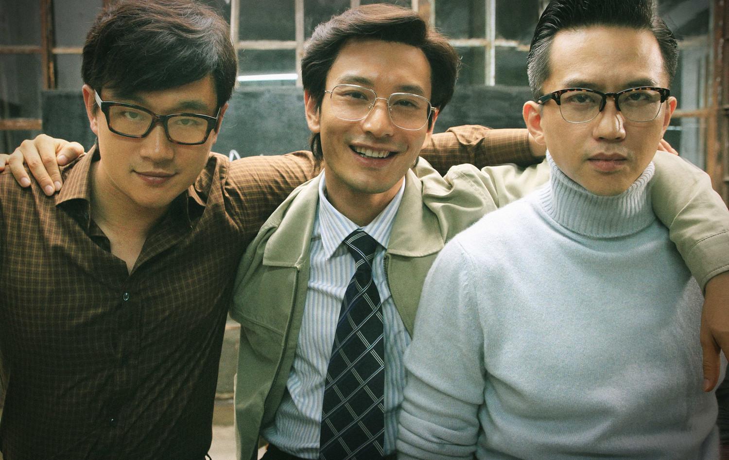 佟大為(左起)、黃曉明、鄧超主演的《海闊天空》成為大陸影城重新營業後的首波上映片單之一。(網路圖片)