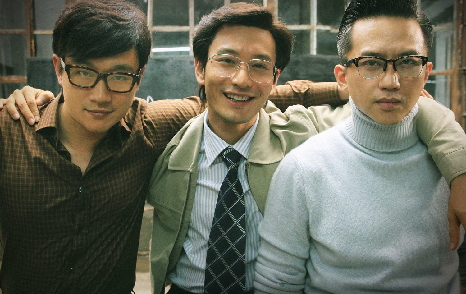 佟大為(左起)、黃曉明、鄧超主演的《海闊天空》成為大陸影城重新營業後的首波上映片單之一。(網路圖片)