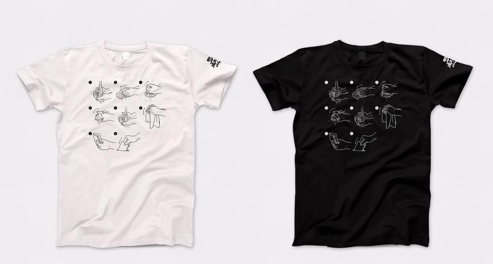 陳時中兒子陳彥安協助設計罷韓T。（翻攝自Wecare高雄臉書，陳彥安設計）