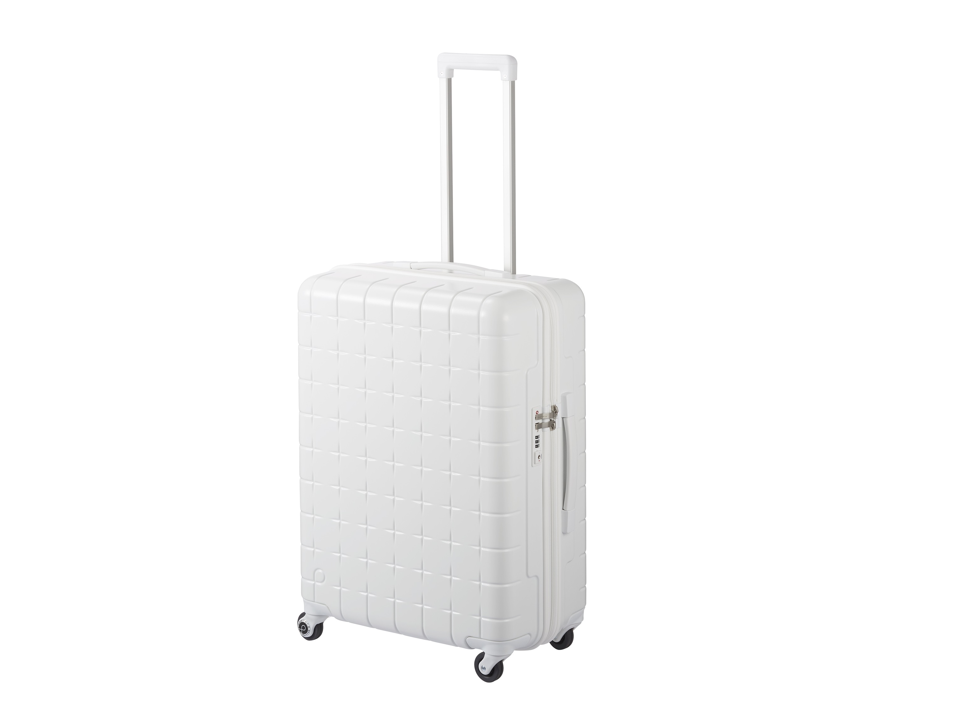 360T WHITE EDITION是抗菌、抗病毒、防臭3位1體的旅行箱，4種尺寸價格自NT$23,100起。（ACE BAGS & LUGGAGE提供）