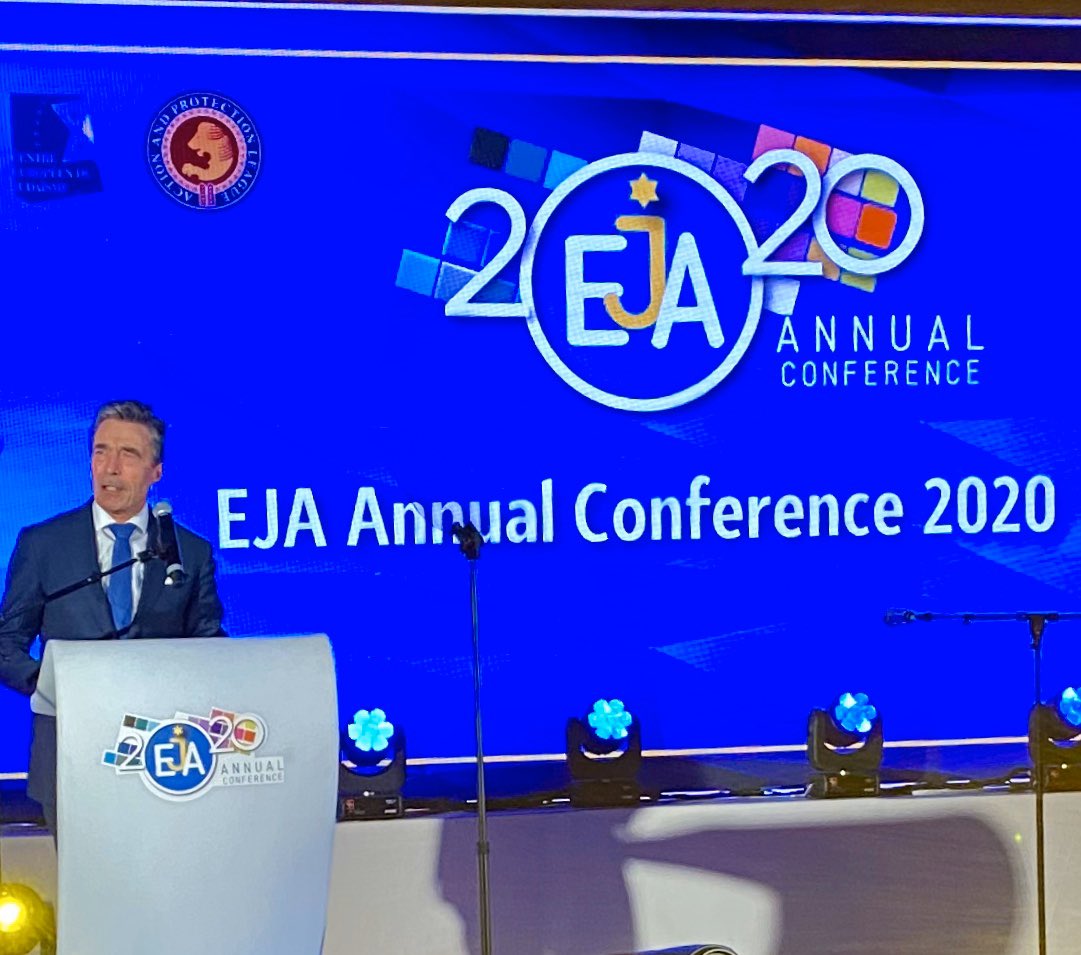 丹麥前總理投書時代雜誌，抨擊中國排擠台灣參與WHO，喊話世界「向台灣學習還不遲」。（翻攝自Anders Fogh Rasmussen twitter）