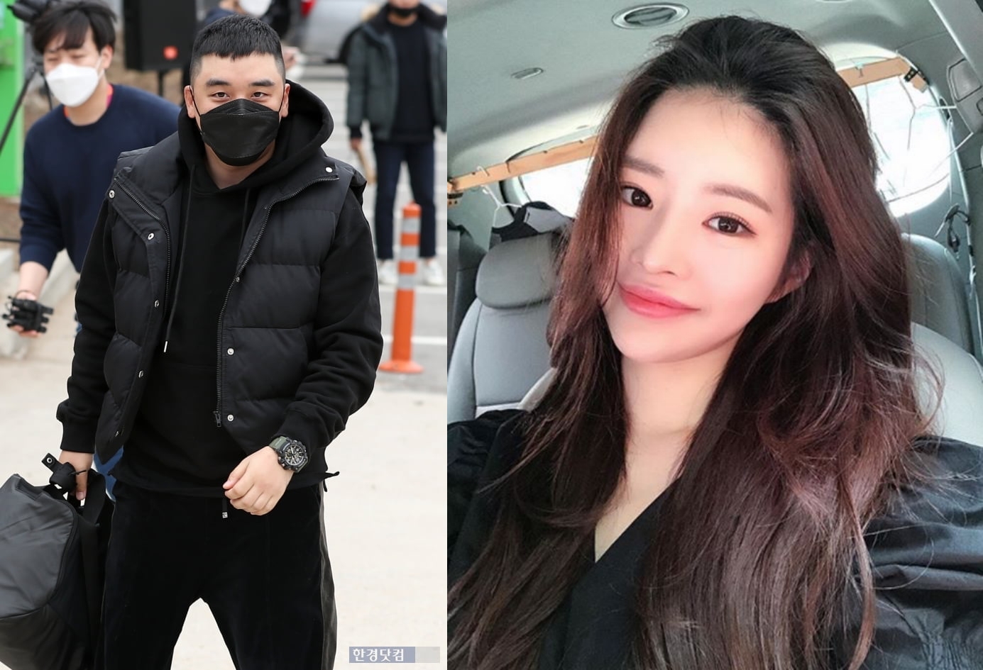 勝利的緋聞女友劉惠媛疑似送他去當兵，兩人2018年即爆過交往緋聞。（翻攝自網路）