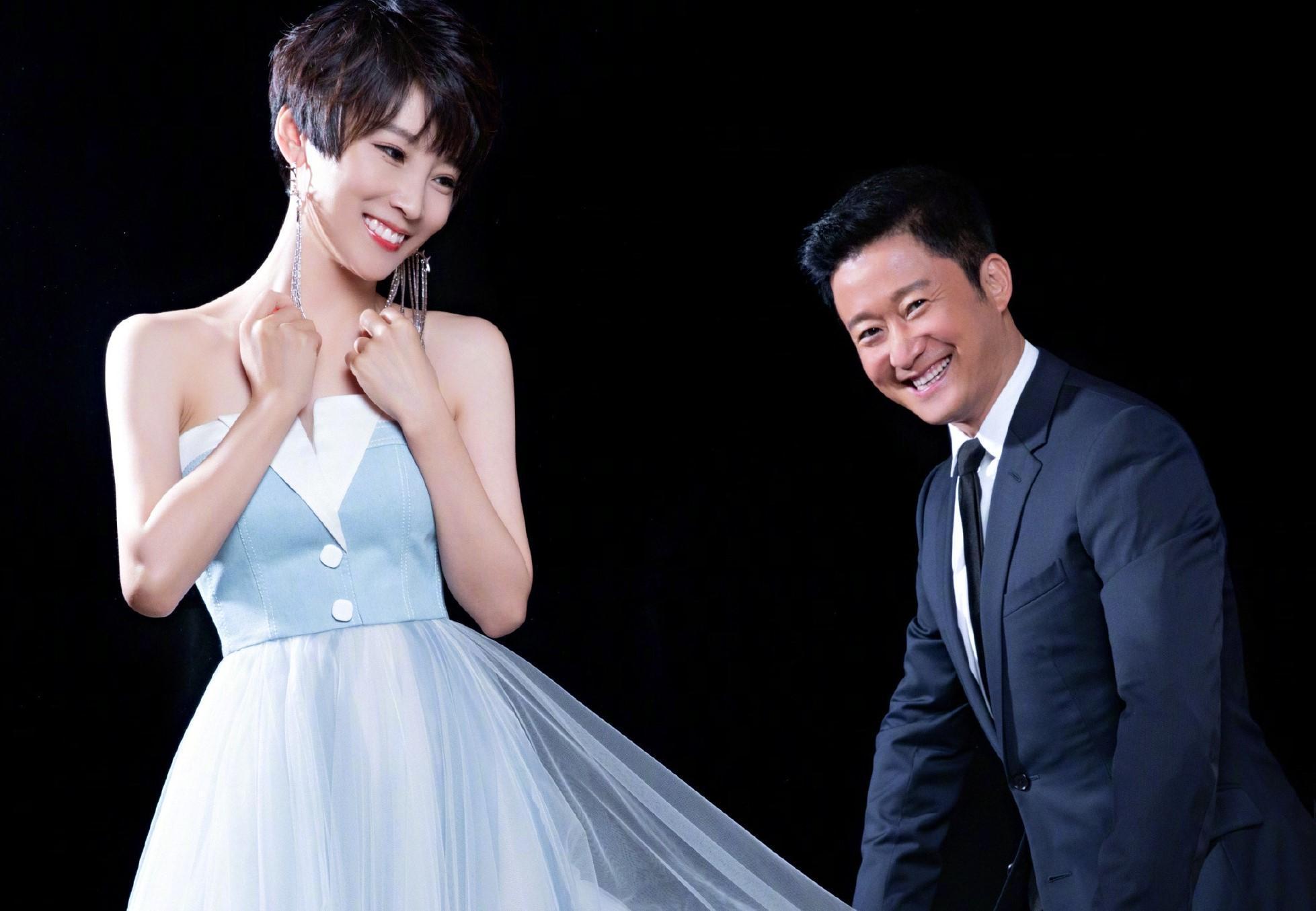 吳京與謝楠結婚5年育有2子。(翻攝自謝楠微博)