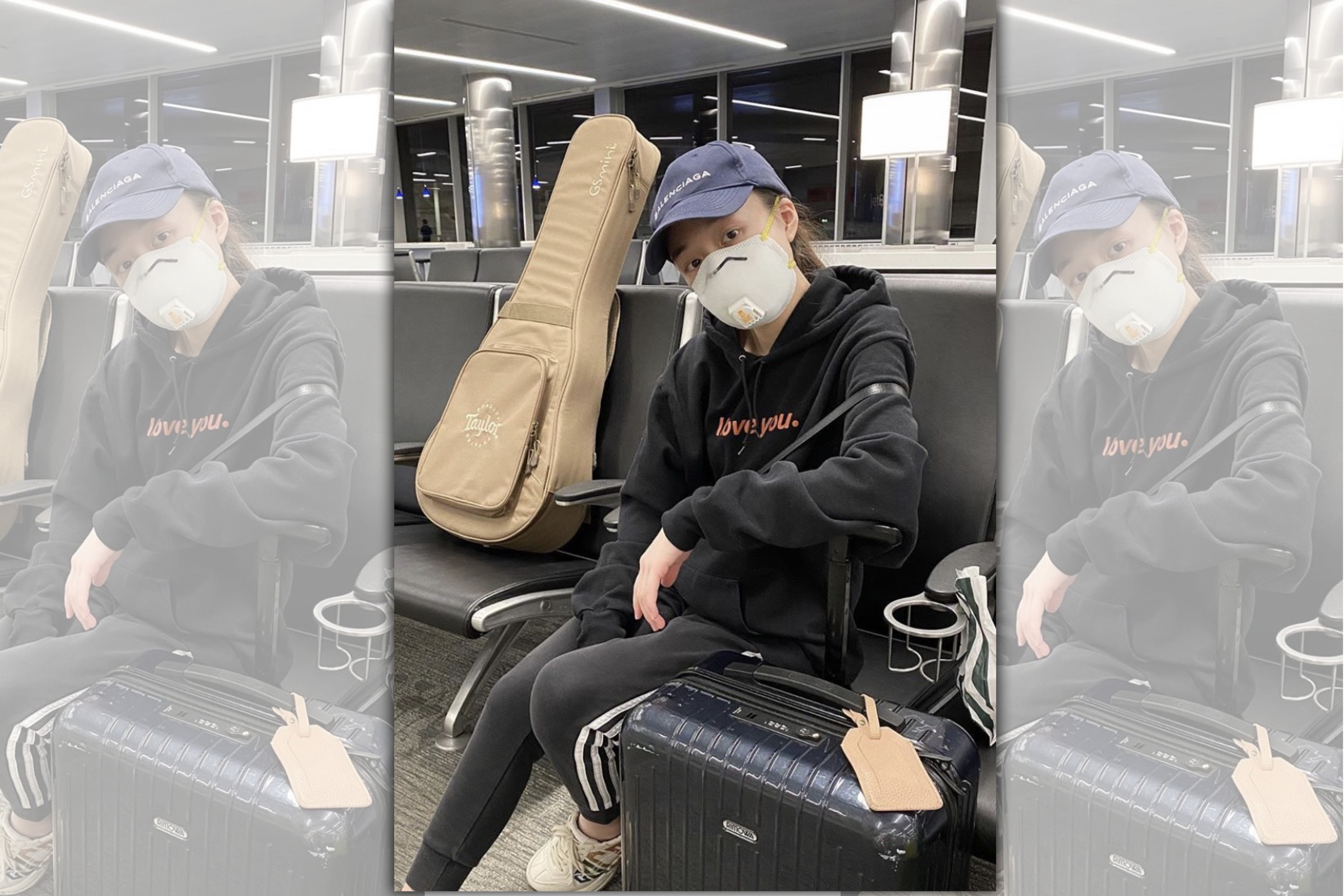 檢場李翊君愛女香奈兒今晨返台。（圖/翻攝自香奈兒IG）