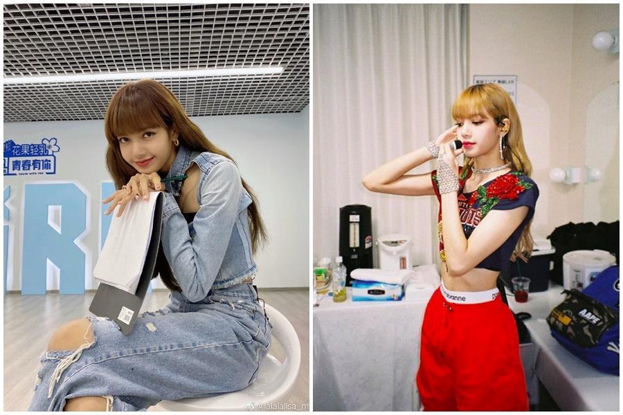 Lisa以螞蟻腰出名,在中國參與《青春有你2》也有官博帳號。(翻攝自官博/Lisa IG)