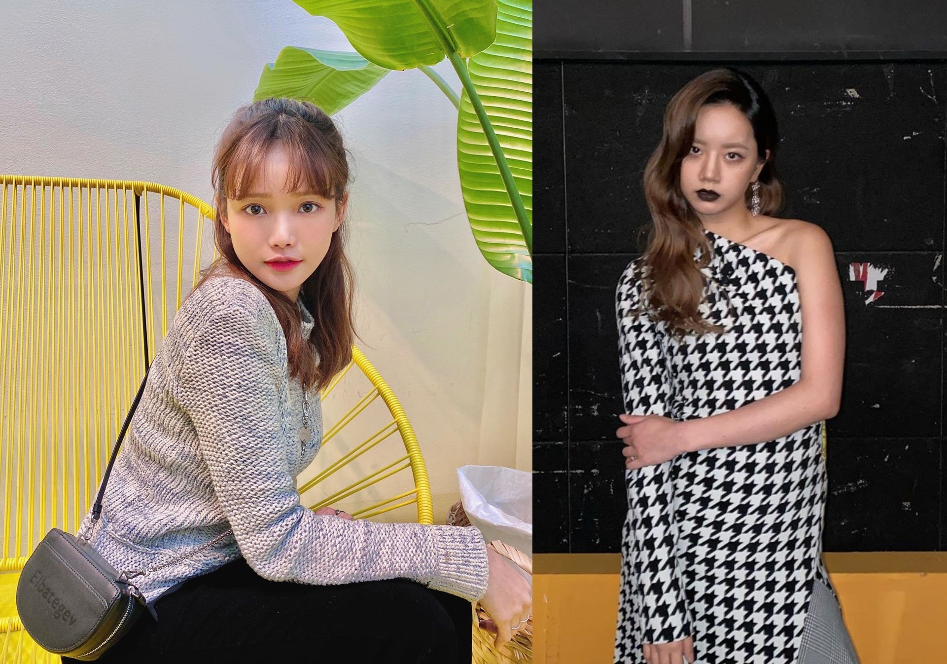 女星惠利（右）與河妍秀在個人SNS轉貼「N號房事件」相關請願，表達她們的憤怒。（翻攝惠利、河妍秀IG）