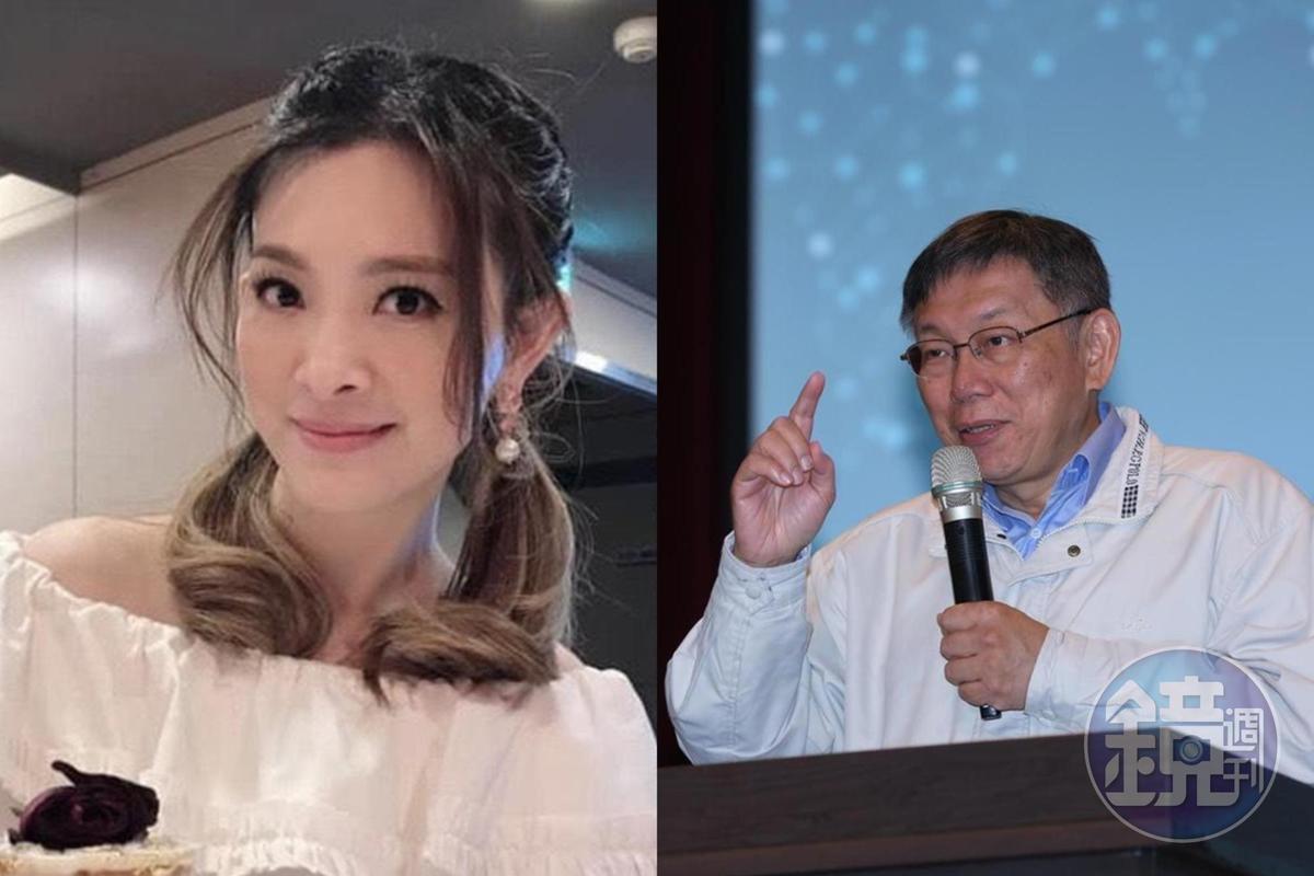 吳宗憲透露台北市長柯文哲曾到醫院探視劉真。(左圖為翻攝自劉真臉書,右圖為資料照)