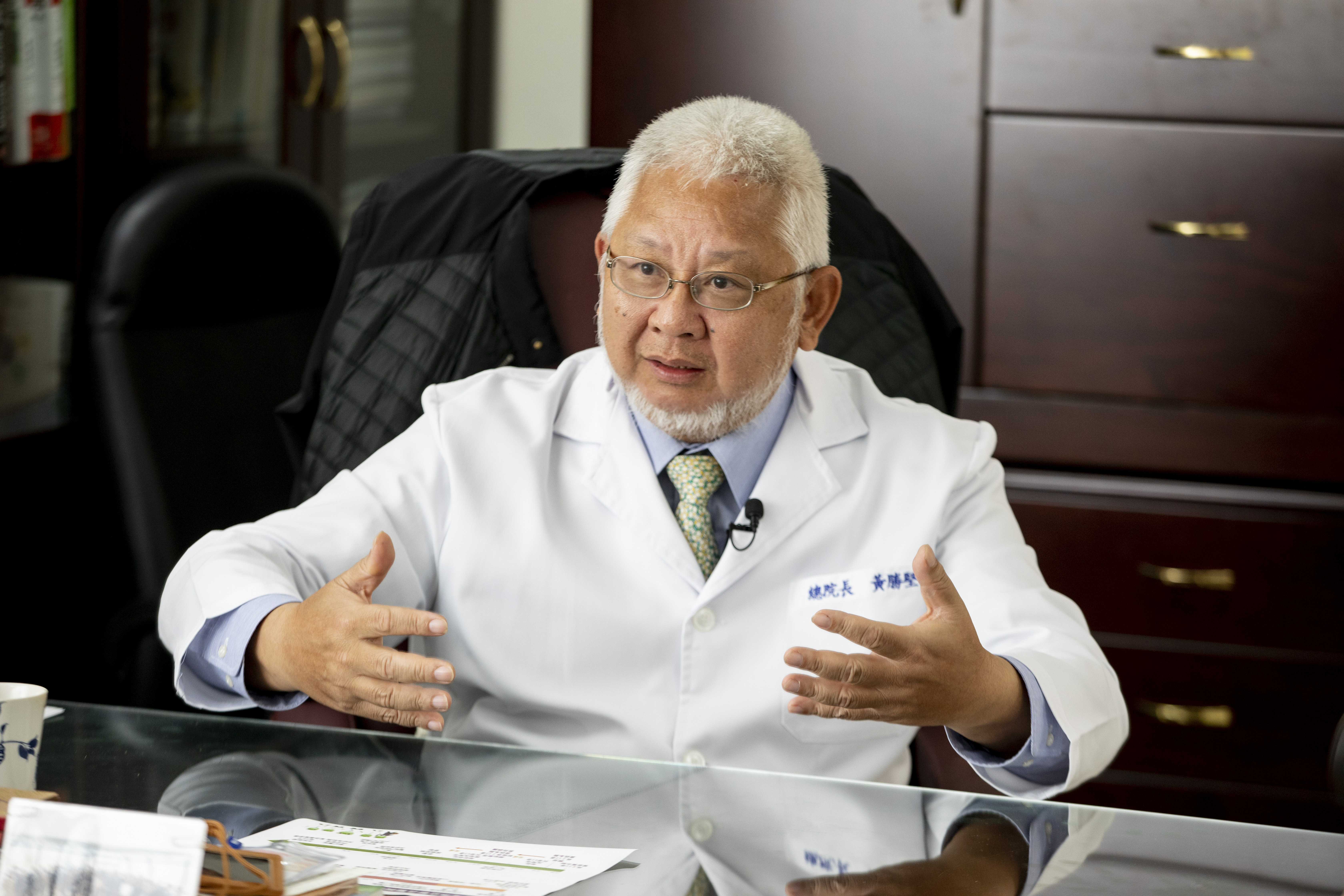 黃勝堅強調，北市聯醫的核心價值就是謙卑。