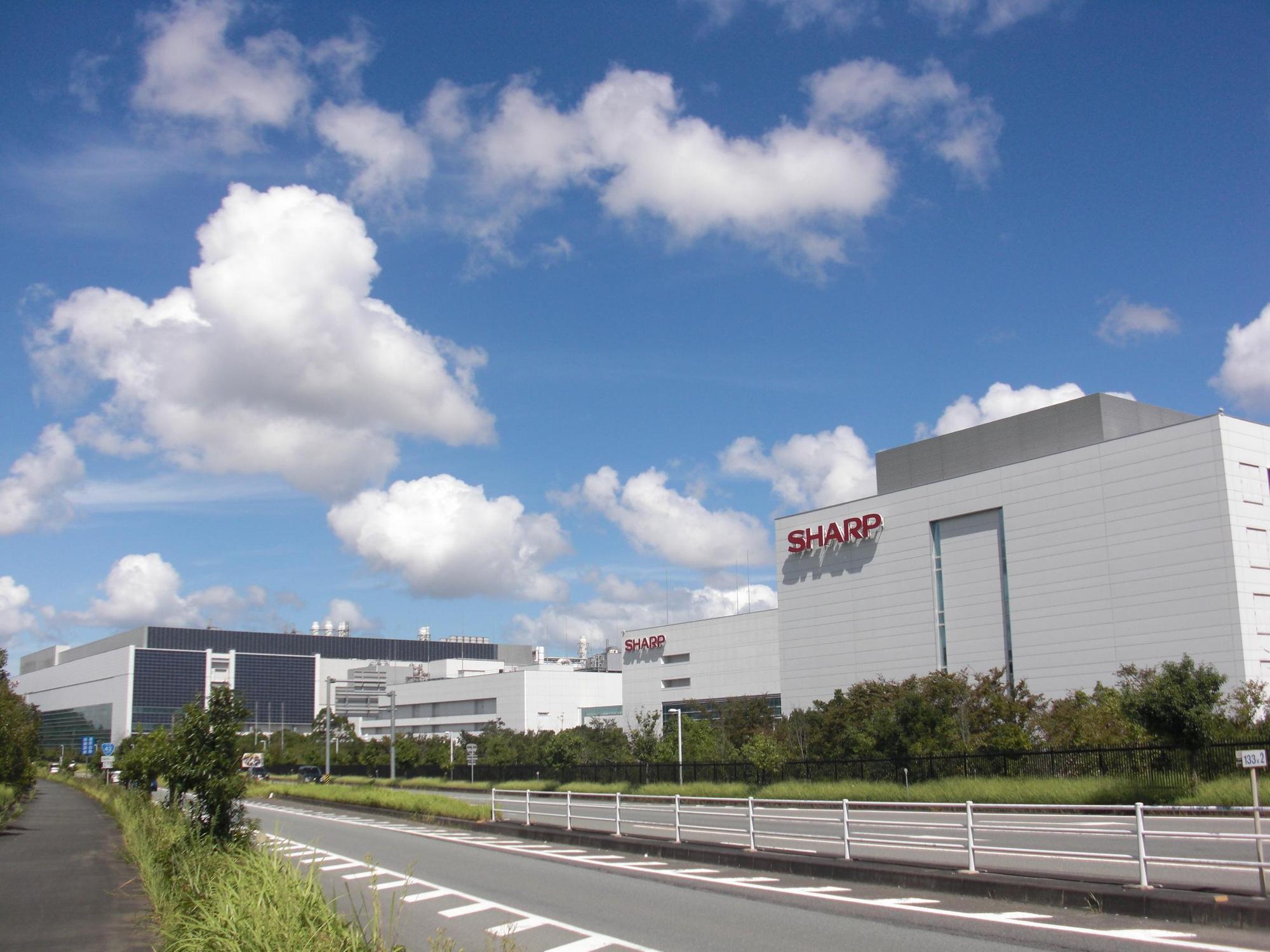夏普日本三重縣多氣郡多氣町工廠。（翻攝自維基百科）