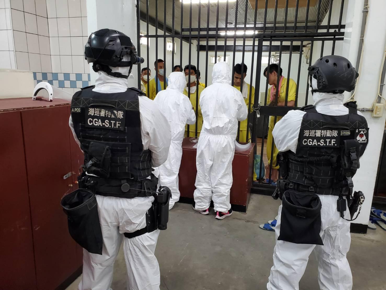 偷渡客脫逃後，海巡署亡羊補牢加強戒備。（海巡署提供）
