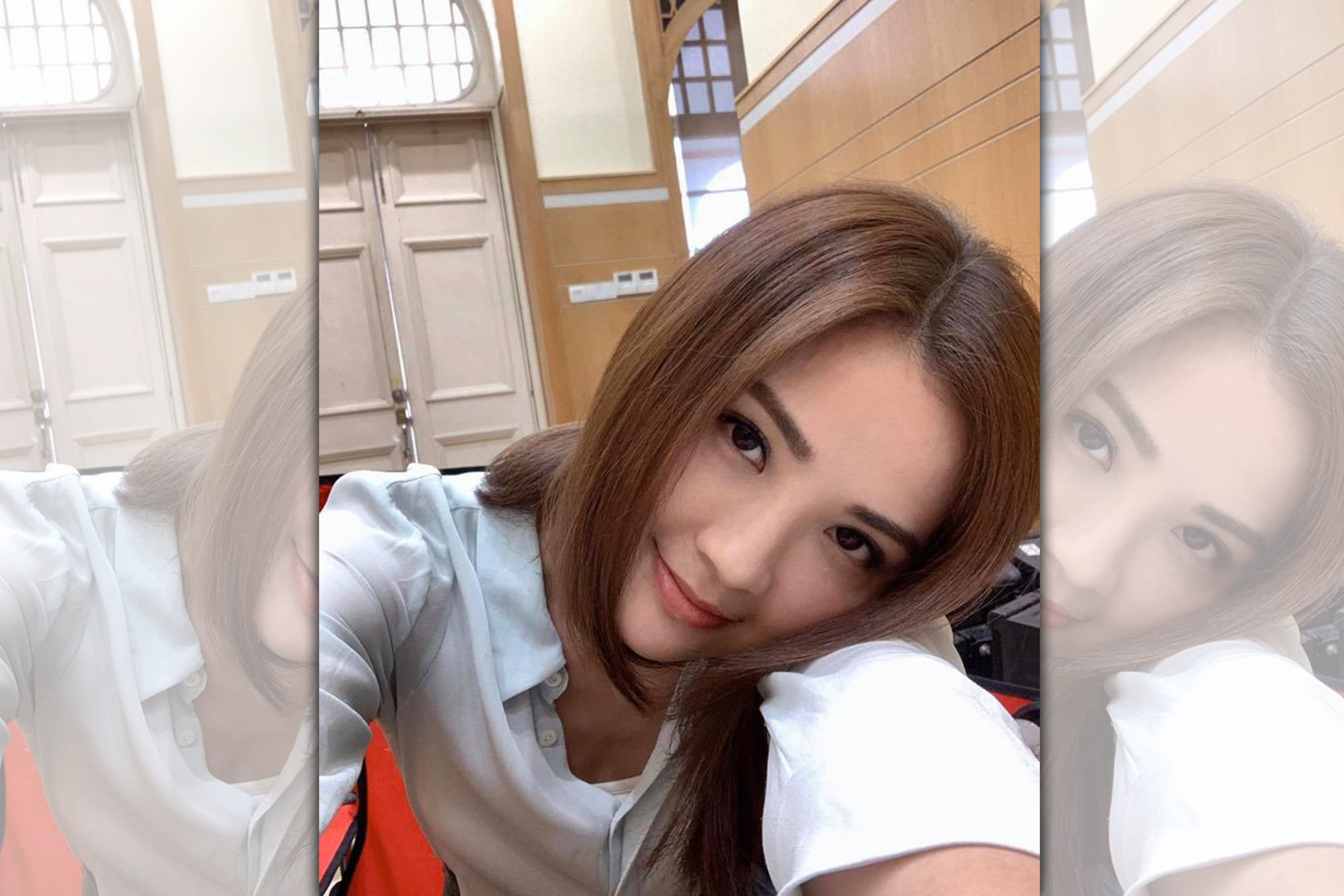 蔡卓妍（阿Sa）昨天從馬來西亞回香港，今日進行第一天自我健康管理。（翻攝自蔡卓妍臉書）