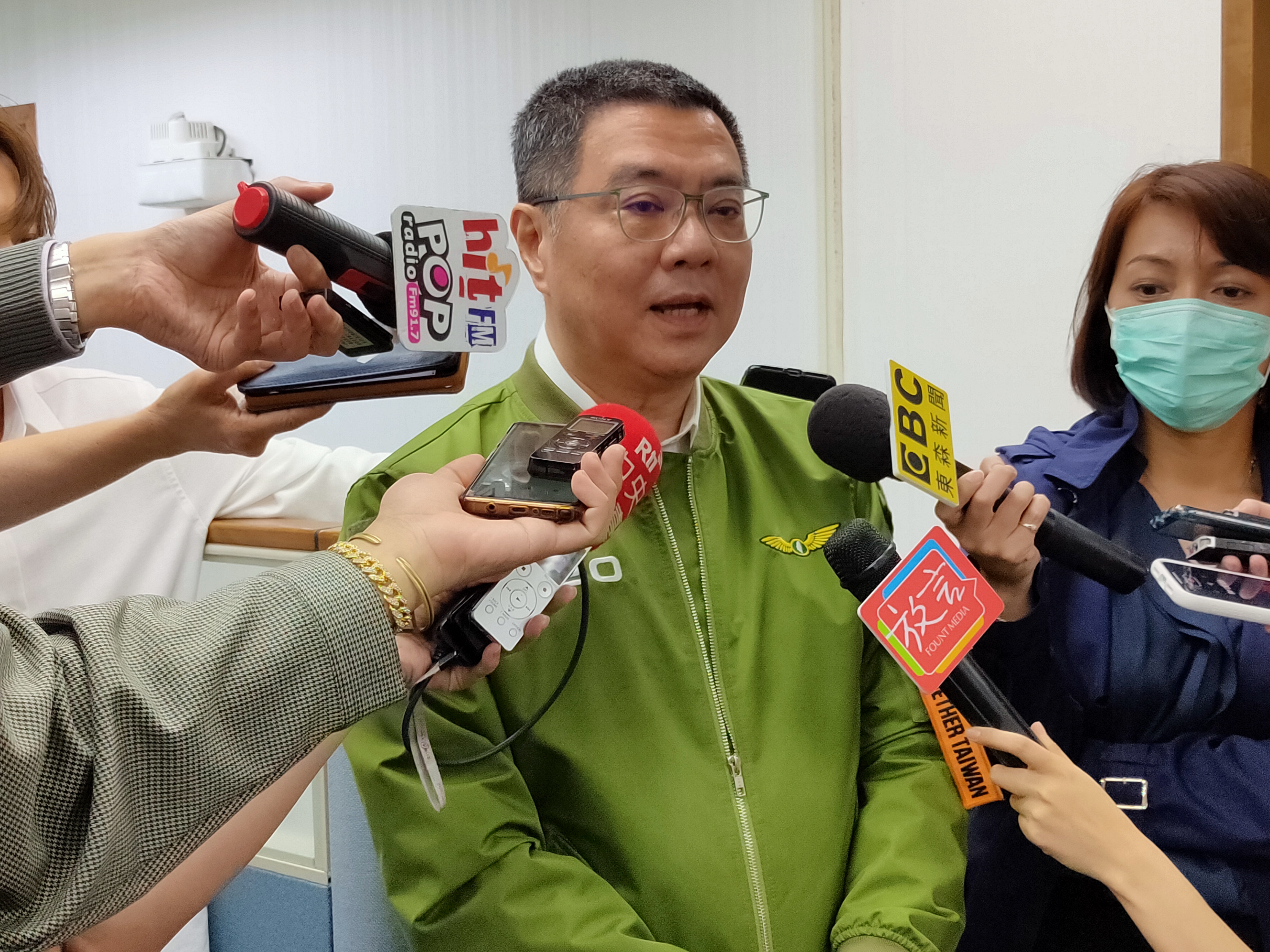 民進黨主席卓榮泰今接受媒體訪問。