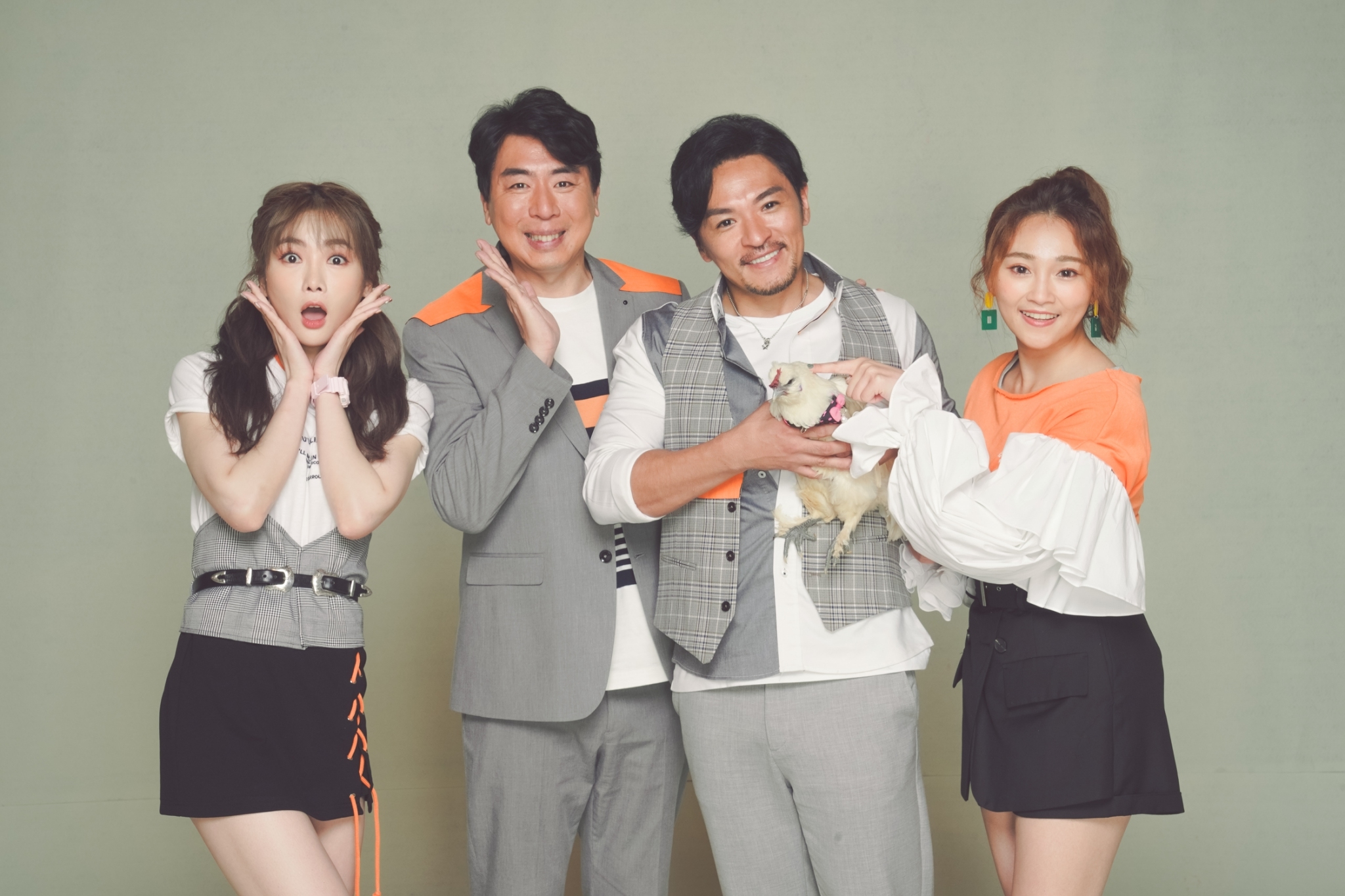 《食尚玩家-瘋狂總部》成員，左起為舒子晨、梁赫群、夢多及張文綺。（TVBS提供）