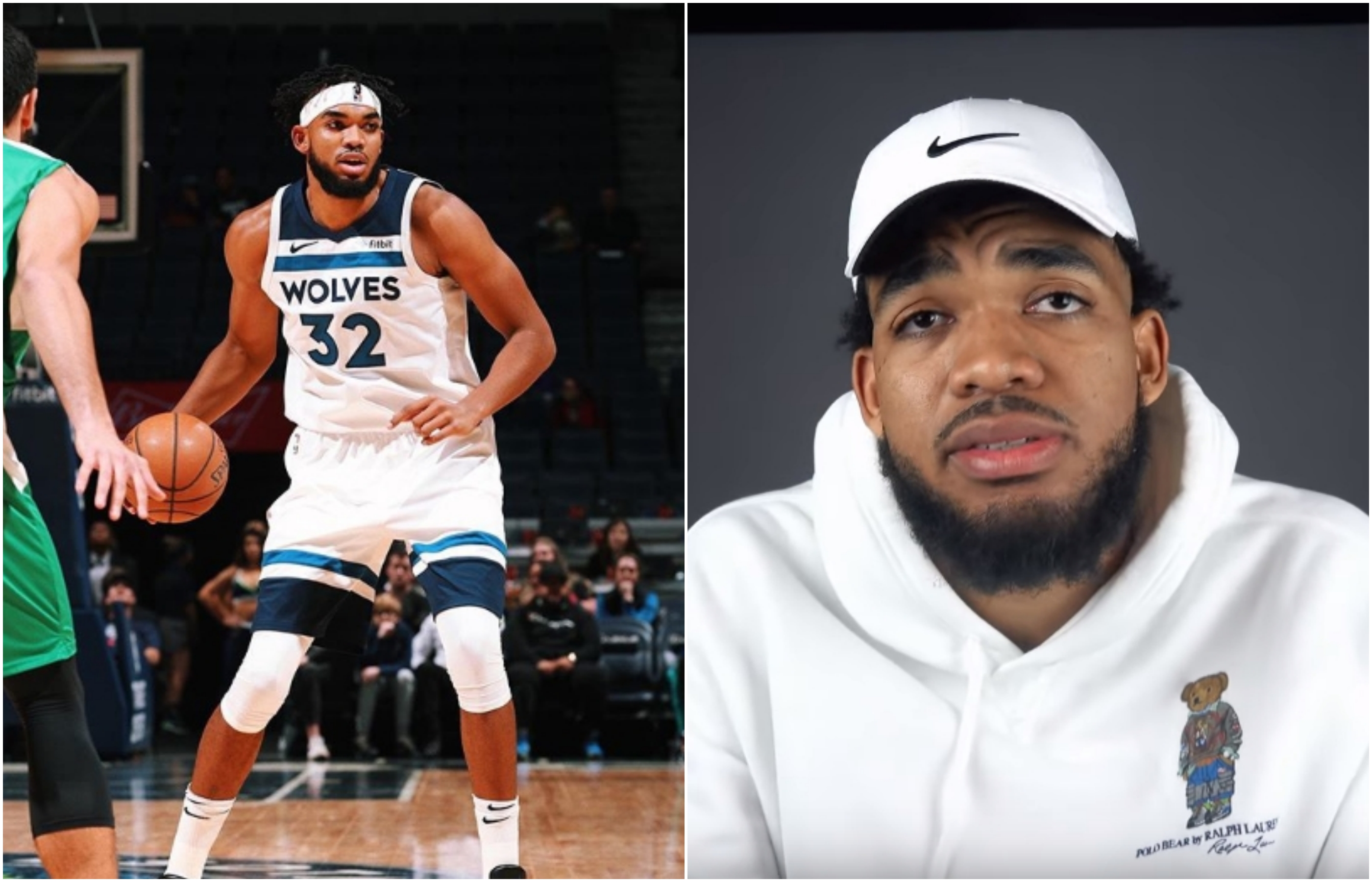 灰狼隊球星唐斯表示自己母親確診武漢肺炎，目前仍在昏迷中。（翻攝自Karl-Anthony Towns Instagram）