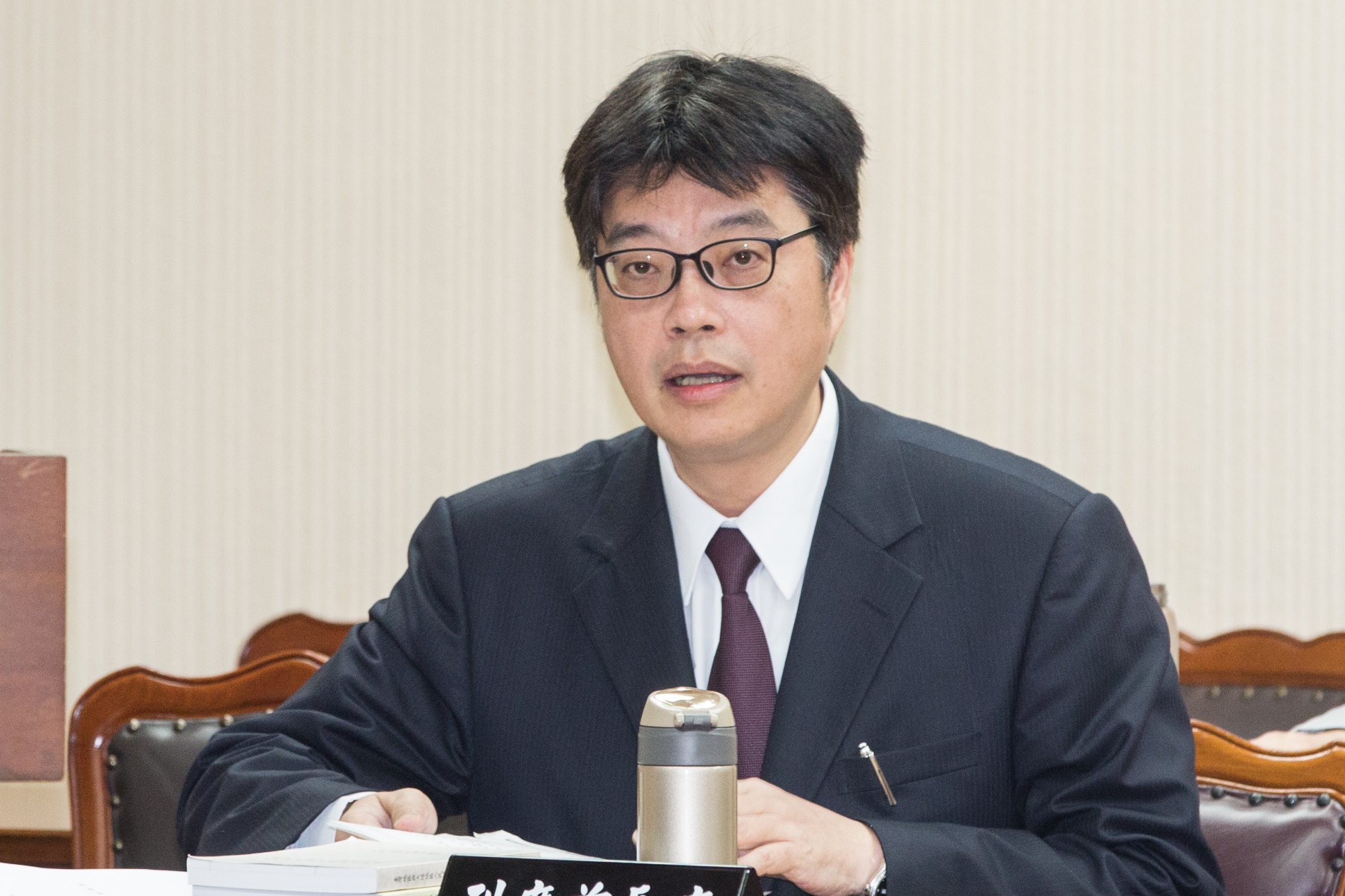 陸委會今天回應國台辦對台美合作防疫的批評，圖為陸委會發言人邱垂正。