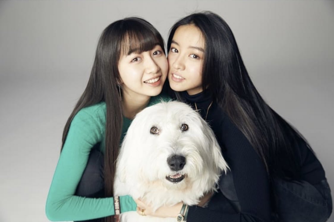 木村家姊妹感情頗好。（翻攝友ちち推特）