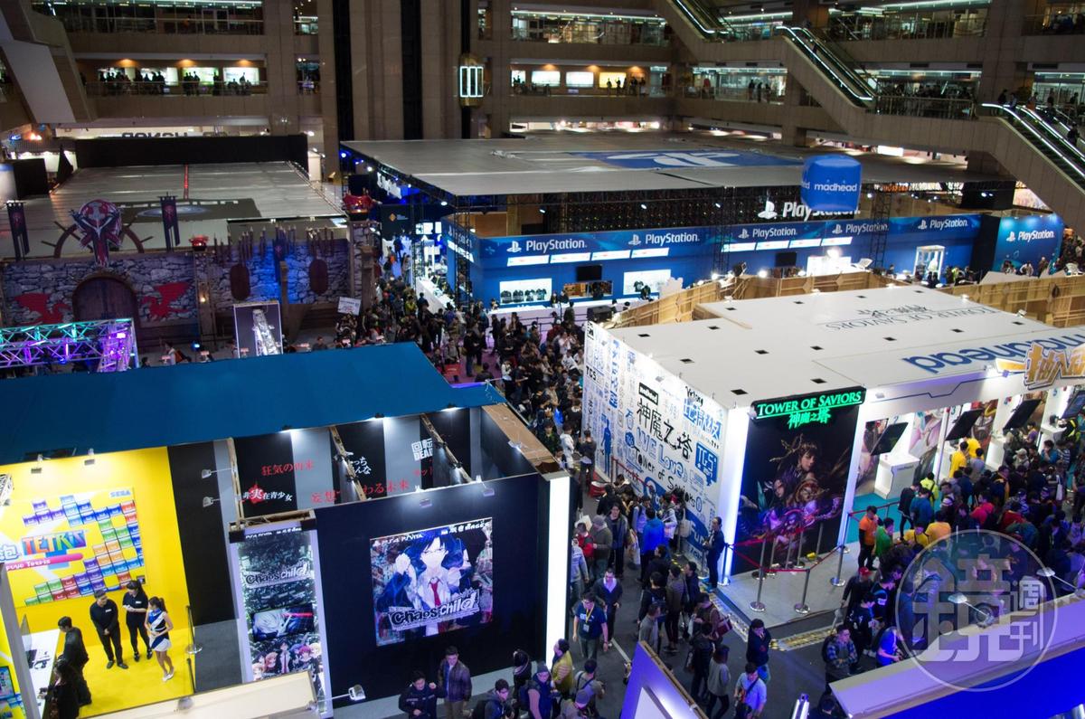 2020台北國際電玩展因受疫情擴大影響宣布停辦。圖為2017年電玩展盛況。