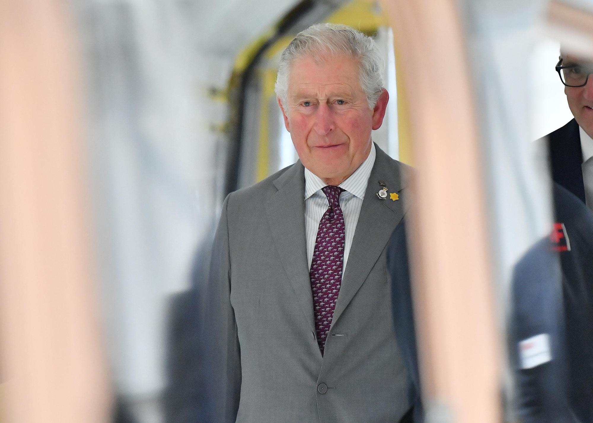 英國皇室證實71歲王儲查爾斯王子(Prince Charles)確診武漢肺炎。(東方IC)