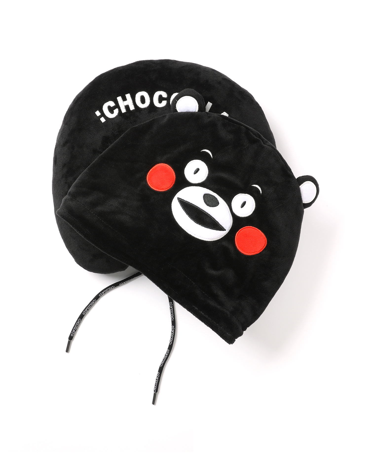 : CHOCOOLATE x KUMAMON立體造型連帽頸枕 NT$1,499( : CHOCOOLATE提供)