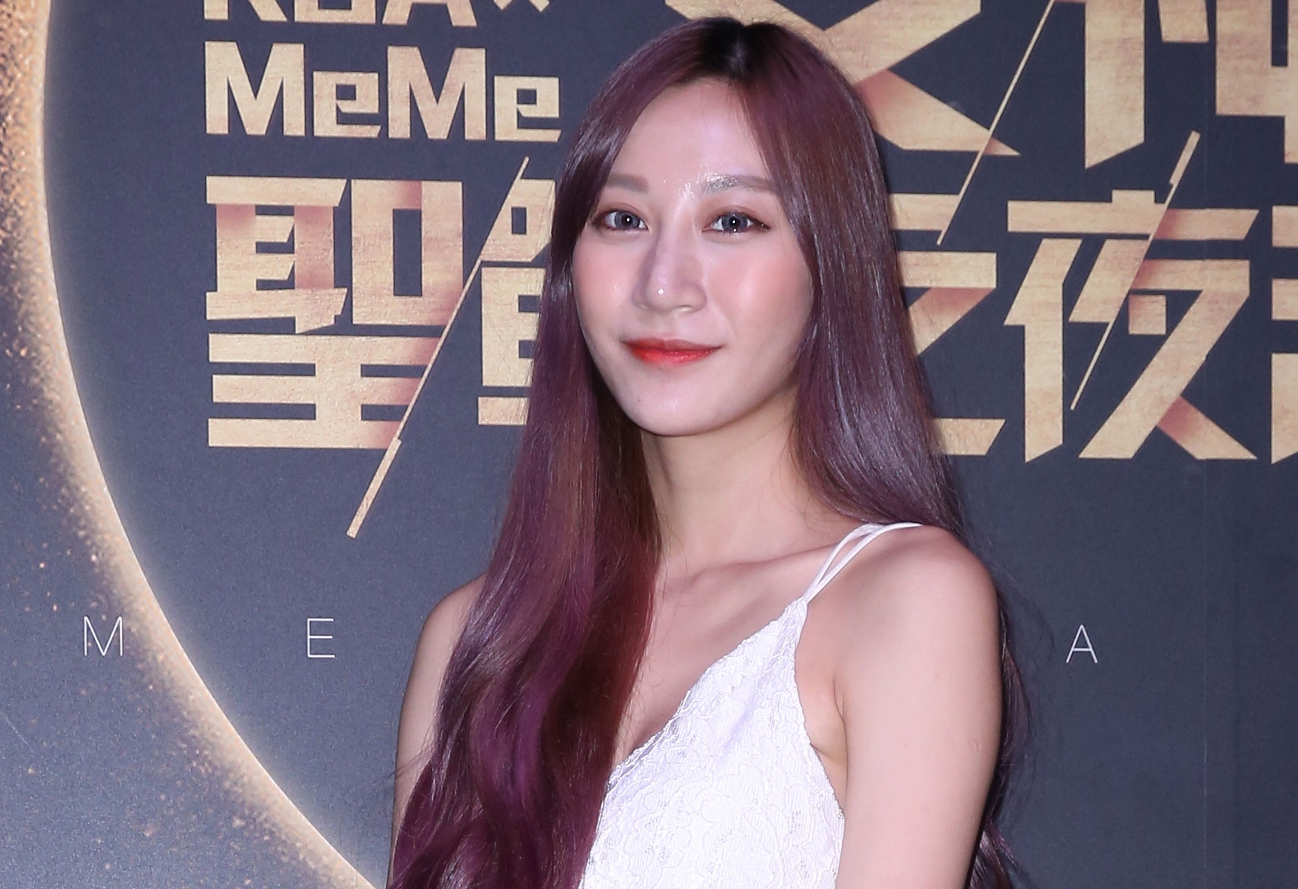 梁思惠於2017年參加派對留影，當時她還只是個單純的網路紅人，努力耕耘演藝事業。（李鍾泉攝）