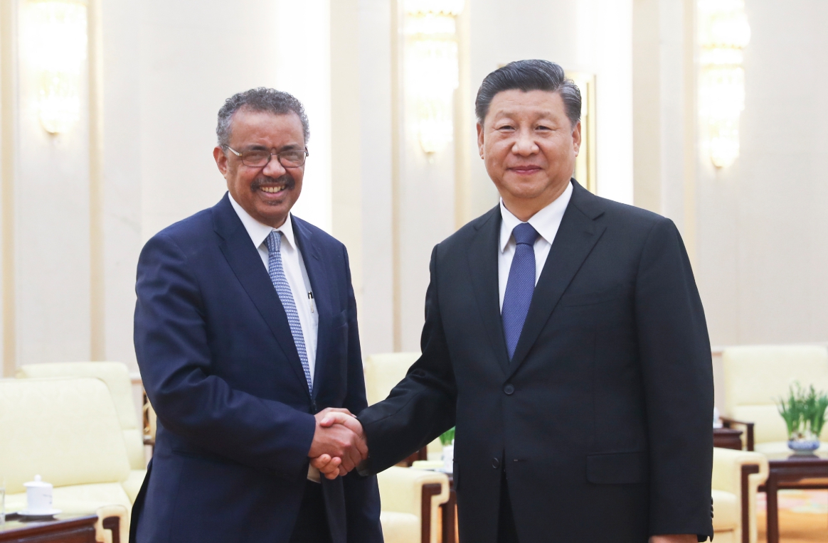 超過57萬網友認為譚德塞不適任，卻爆譚德塞認為這些批評他的是台灣網軍的操控。（翻攝自@PDChina推特）