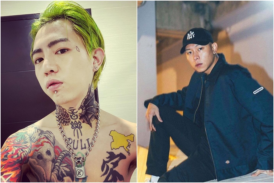 頑童MJ116瘦子（右圖）對相識多年的謝和弦（左圖），提出忠告。（合成圖，翻攝自謝和弦、頑童臉書）