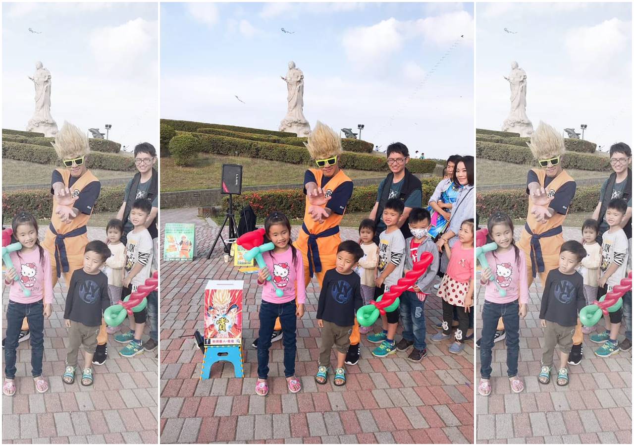 街頭藝人兔兔今年2月帶著新婚嬌妻琪琪,2人低調完成人生第2次的環島演出。(兔兔提供)