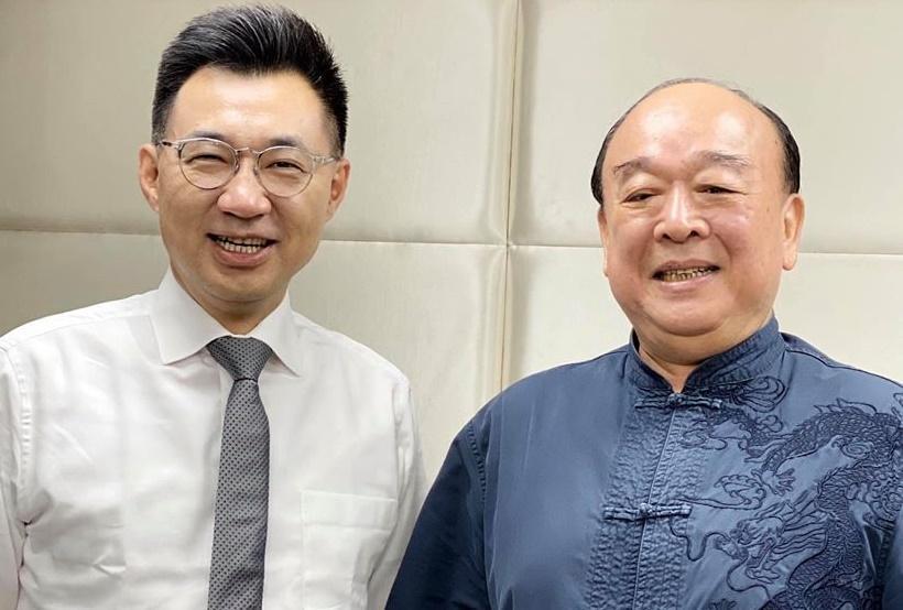 國民黨主席江啟臣今親自拜會立委吳斯懷,兩人達成三項結論。(取自立法委員吳斯懷臉書)