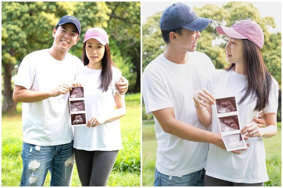 柯有倫與老婆Donna結婚1年半，傳出好消息，夏天將增添新成員。（摘自柯有倫臉書）