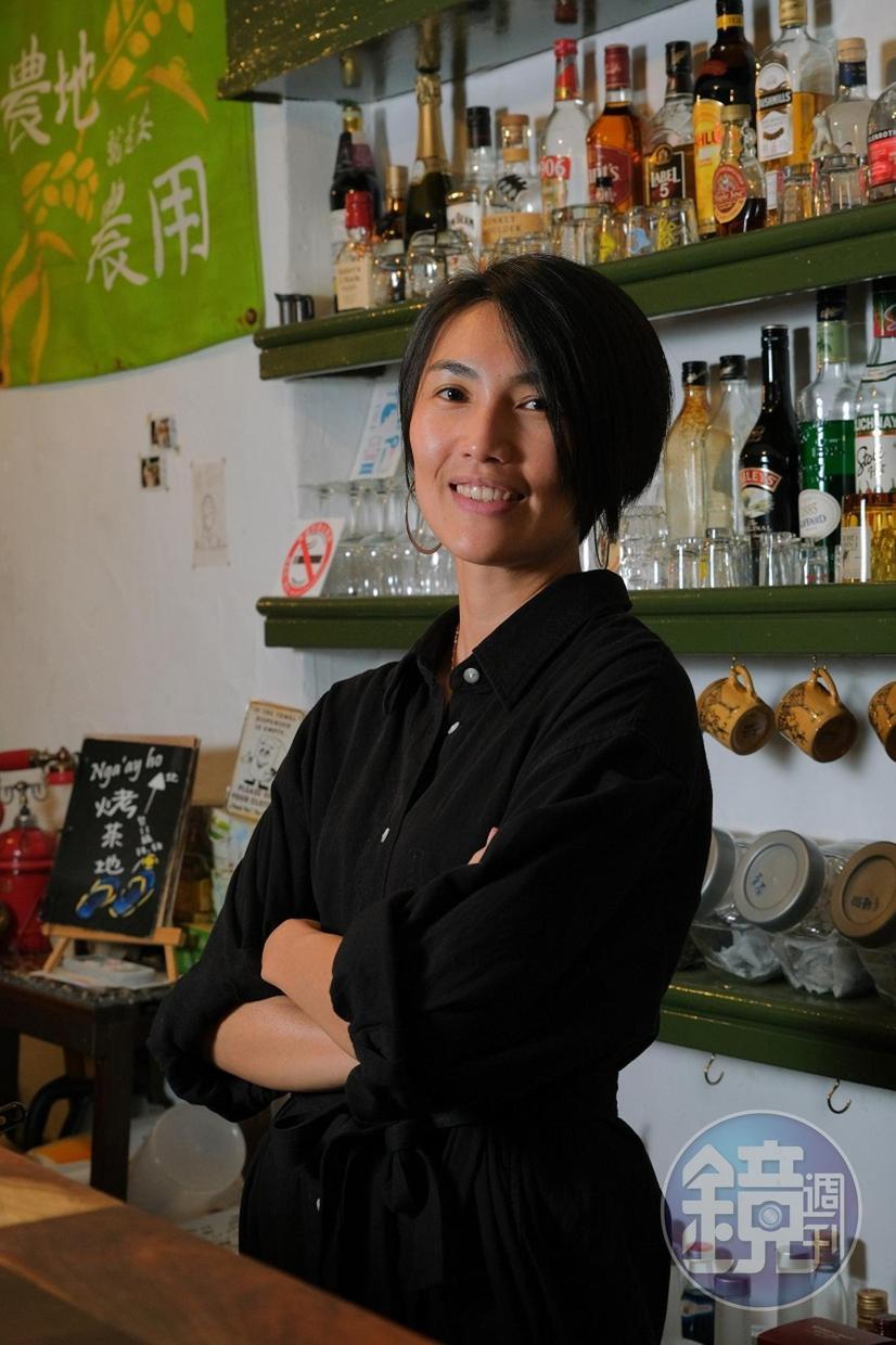 個性爽朗的「烤茶地」女主人凱莉。 