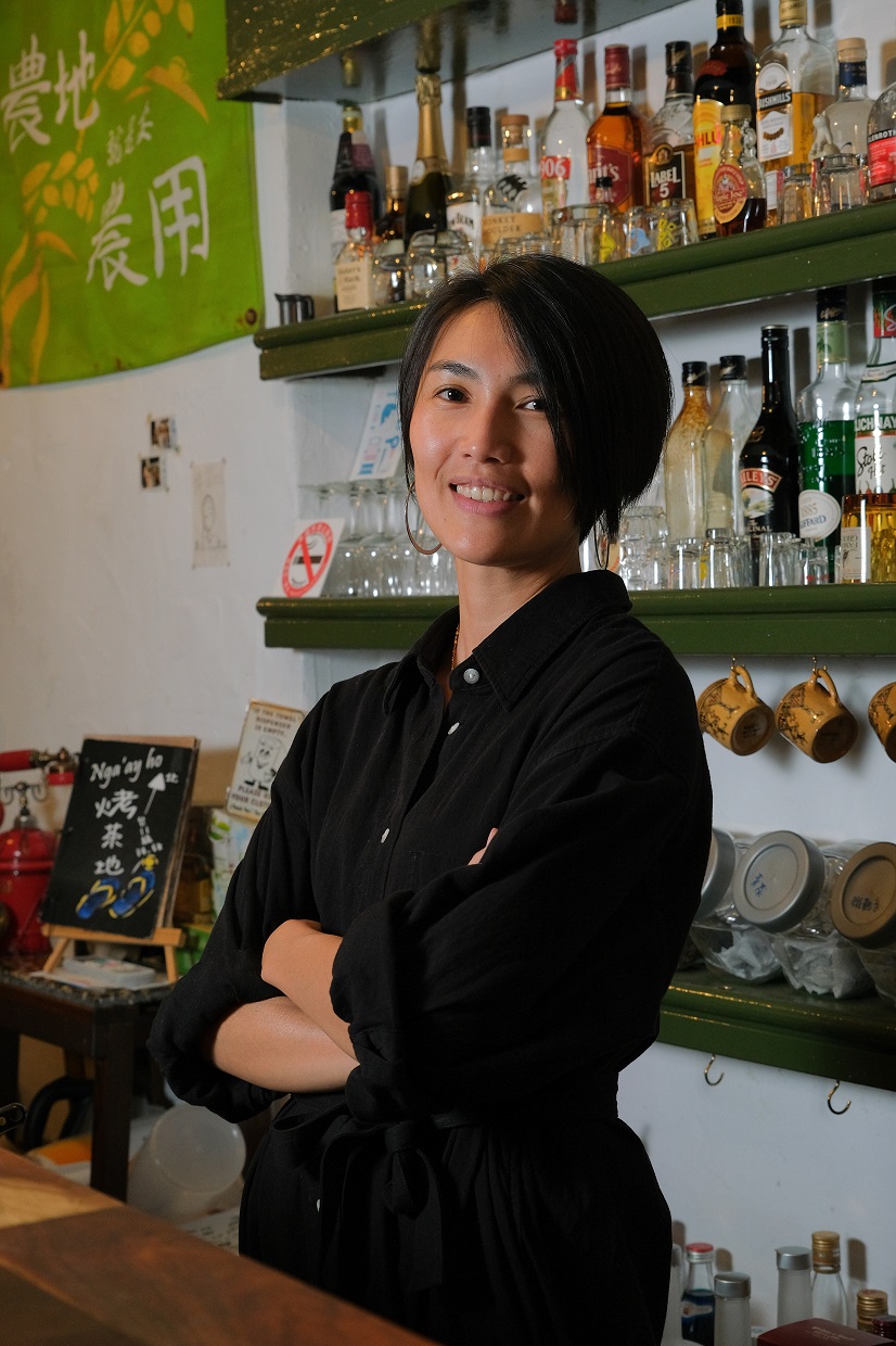 個性爽朗的「烤茶地」女主人凱莉。 