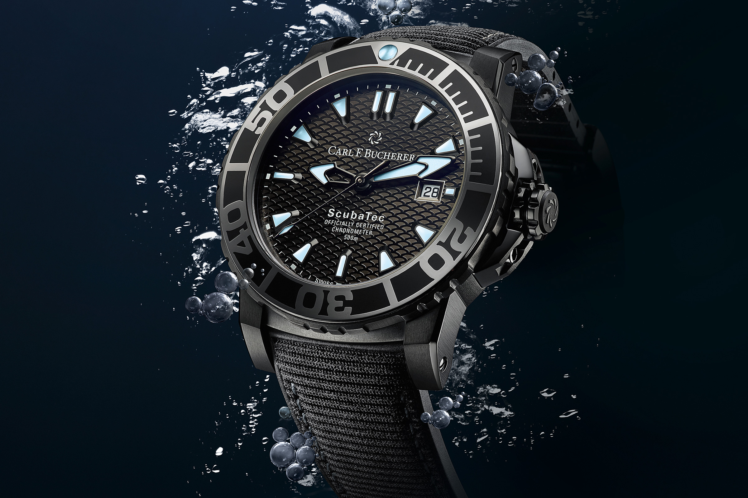 【新錶訊息】黑潮襲來！寶齊萊發表全新柏拉維深潛腕錶碳黑版