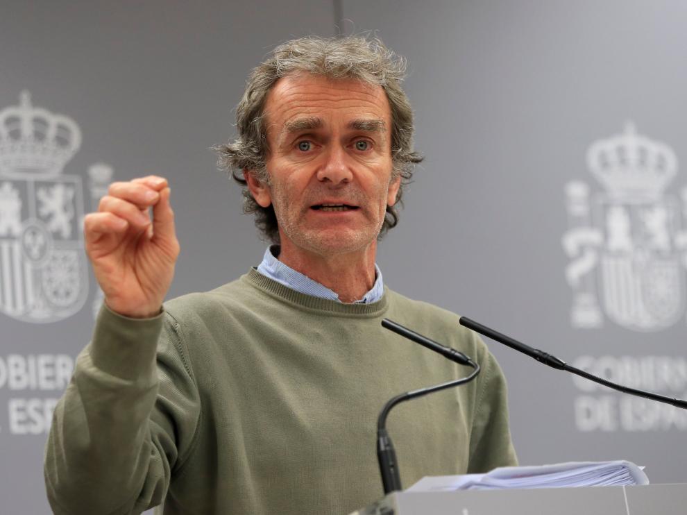 西班牙的防疫指揮官西蒙（Fernando Simon）也宣布染疫。（翻攝自ernnews推特）