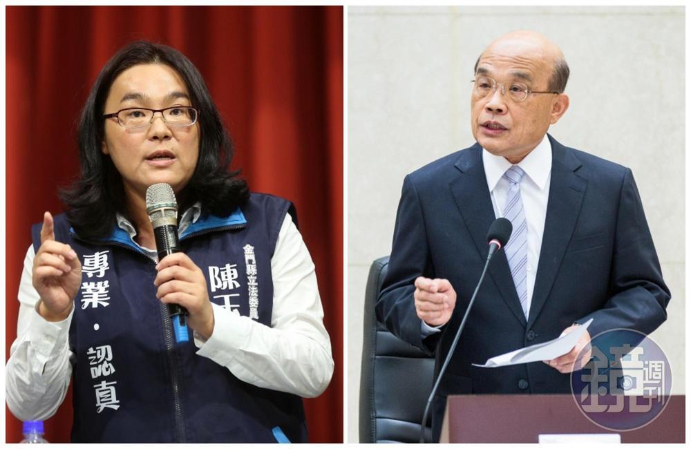 藍委陳玉珍昨說台灣不是一個國家,行政院長蘇貞昌今天受訪時批「那她就沒資格當國會議員」。