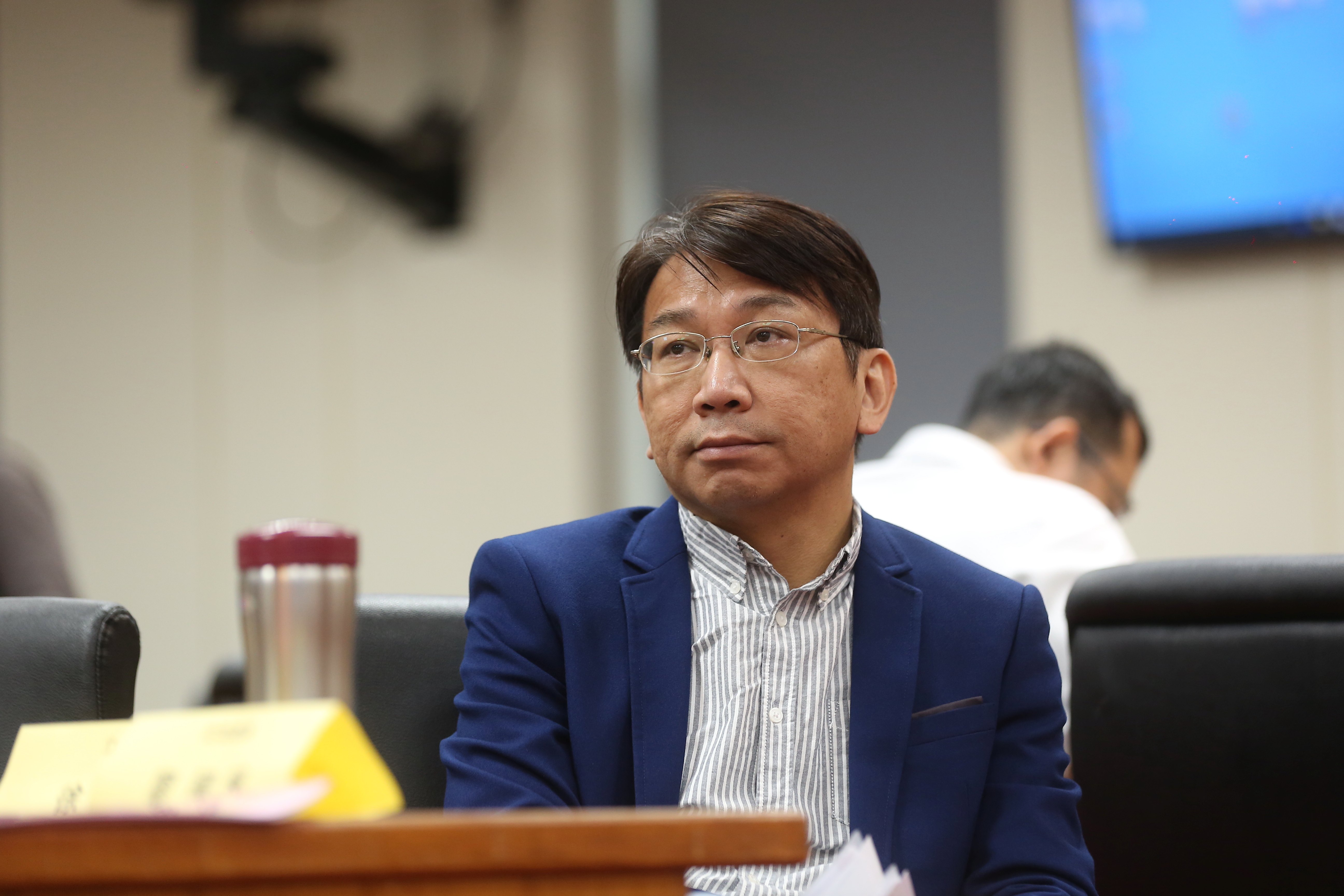 時代力量黨主席徐永明證時已經與妻子離婚。