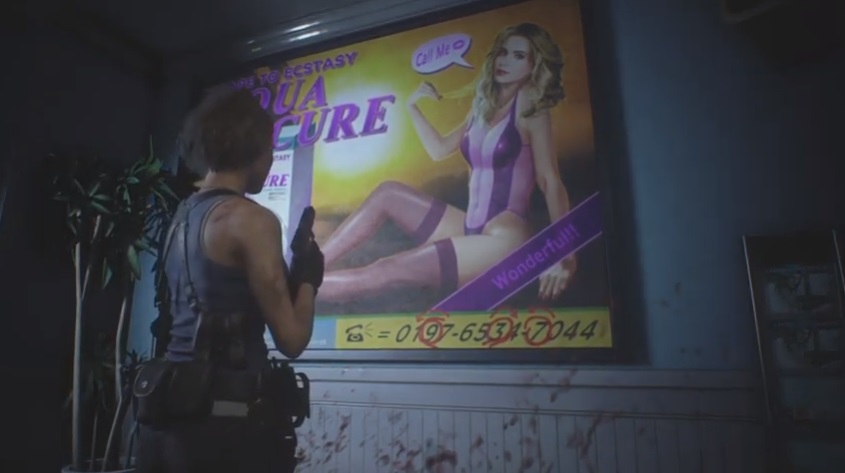 中國玩家不滿《惡靈古堡3重製版》保險箱密碼為「918」，如今官方已經修改為「937」。（翻攝YouTube頻道：Star Parkz）