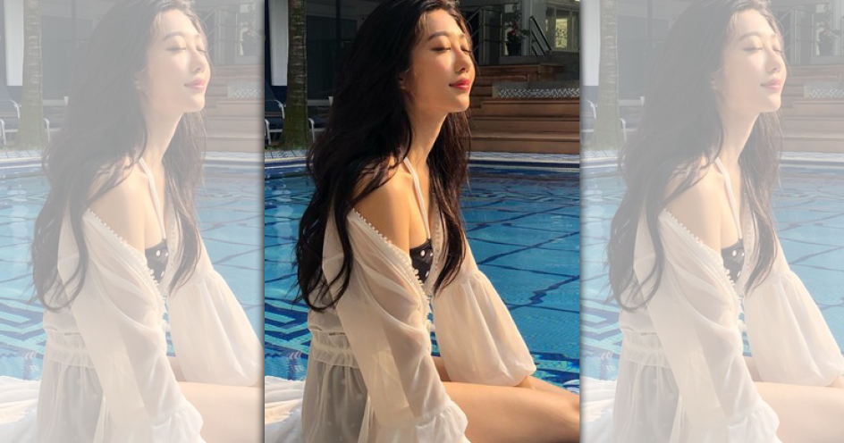 以本土劇打開知名度的王晴,大眼睛和好氣質,曾被網友封為「本土劇林志玲」。(翻攝自王晴IG)