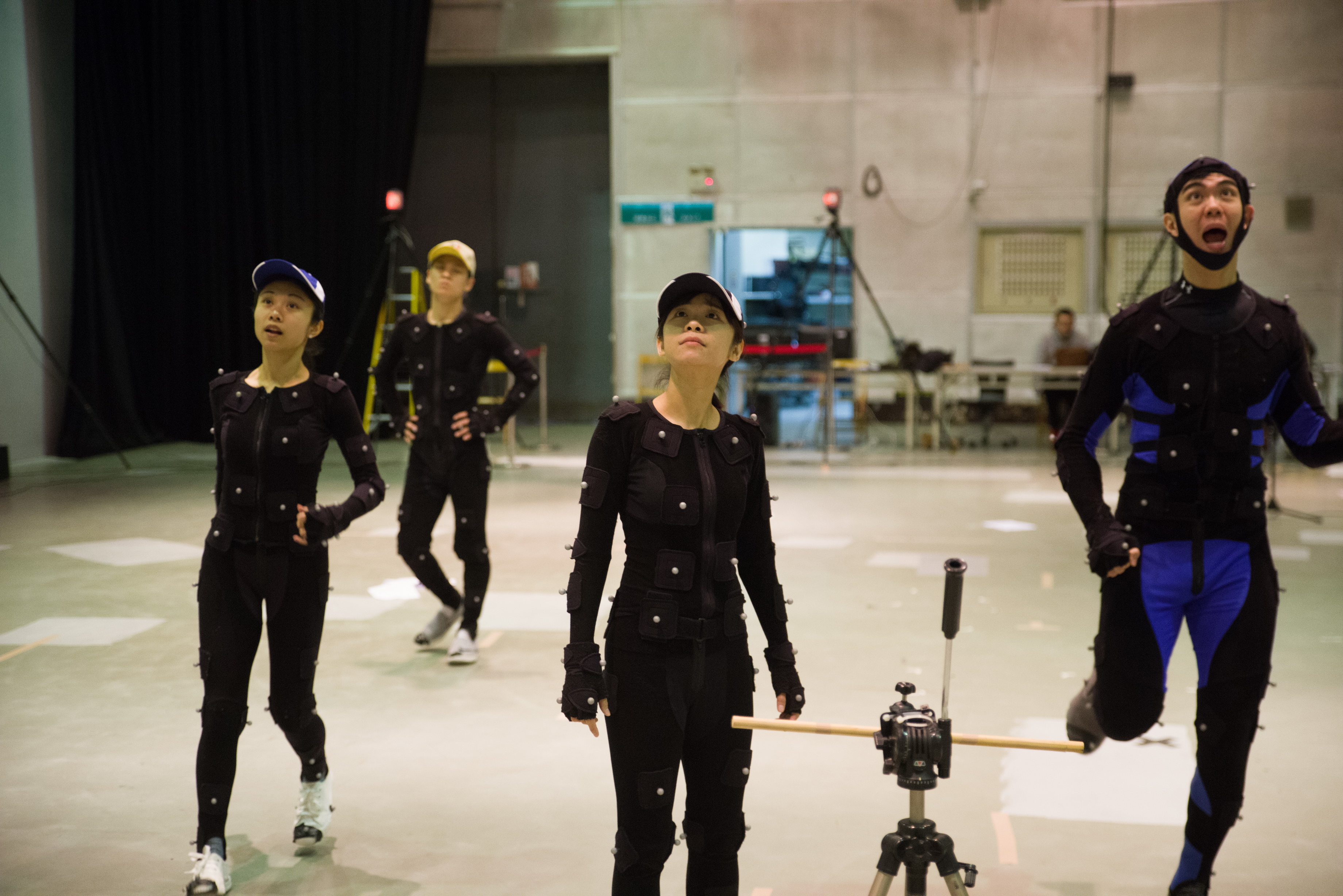 《熊星人-希堤星系迷航記》劇中的3D動畫運用了「動態捕捉」技術，透過裝設在動畫演員身上的紅外線感應器，讓人體的肢體節奏更加強角色的生動感。（公視提供）