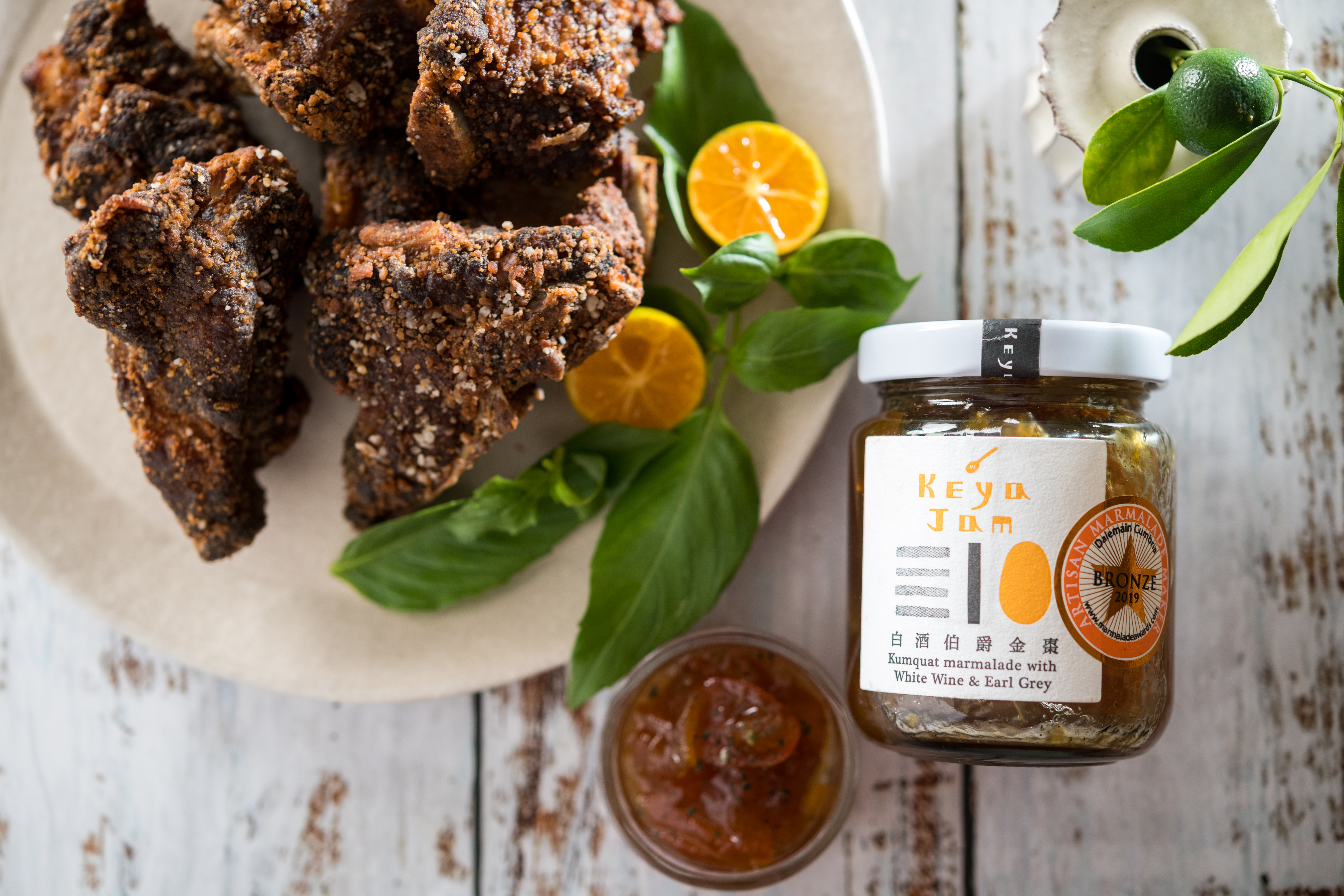 果醬吃法豐富，台灣果醬女王柯亞正致力推動果醬入菜，讓果醬融入日常料理。