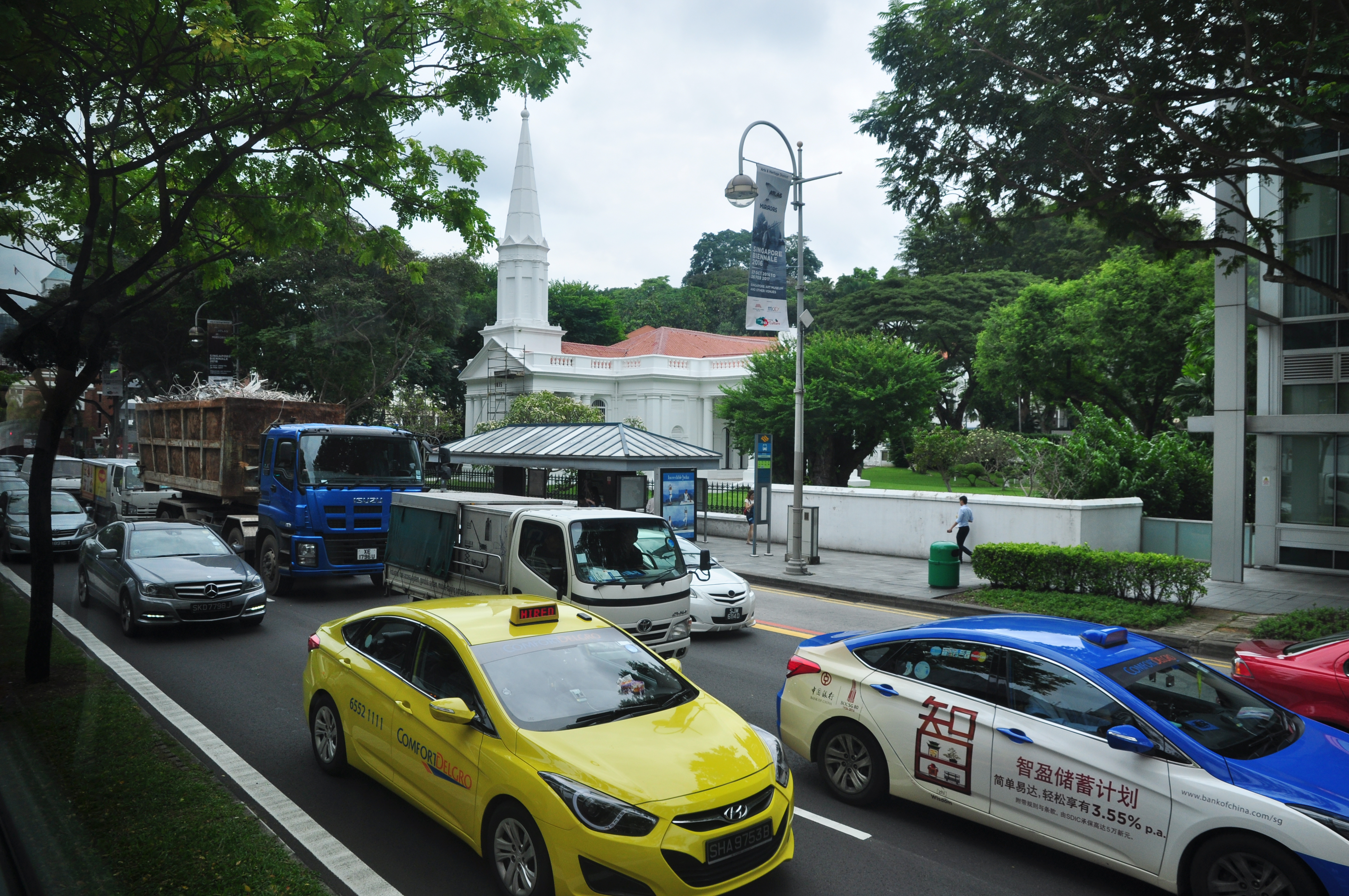 新加坡市容井然有序,過去常被西方媒體戲稱為「褓姆國家」。(東方IC)