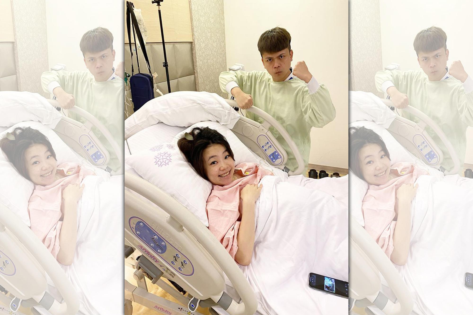 蔡阿嘎在二子還在老婆肚子裡時，就全程記錄一切。（翻攝自蔡阿嘎YouTube頻道）