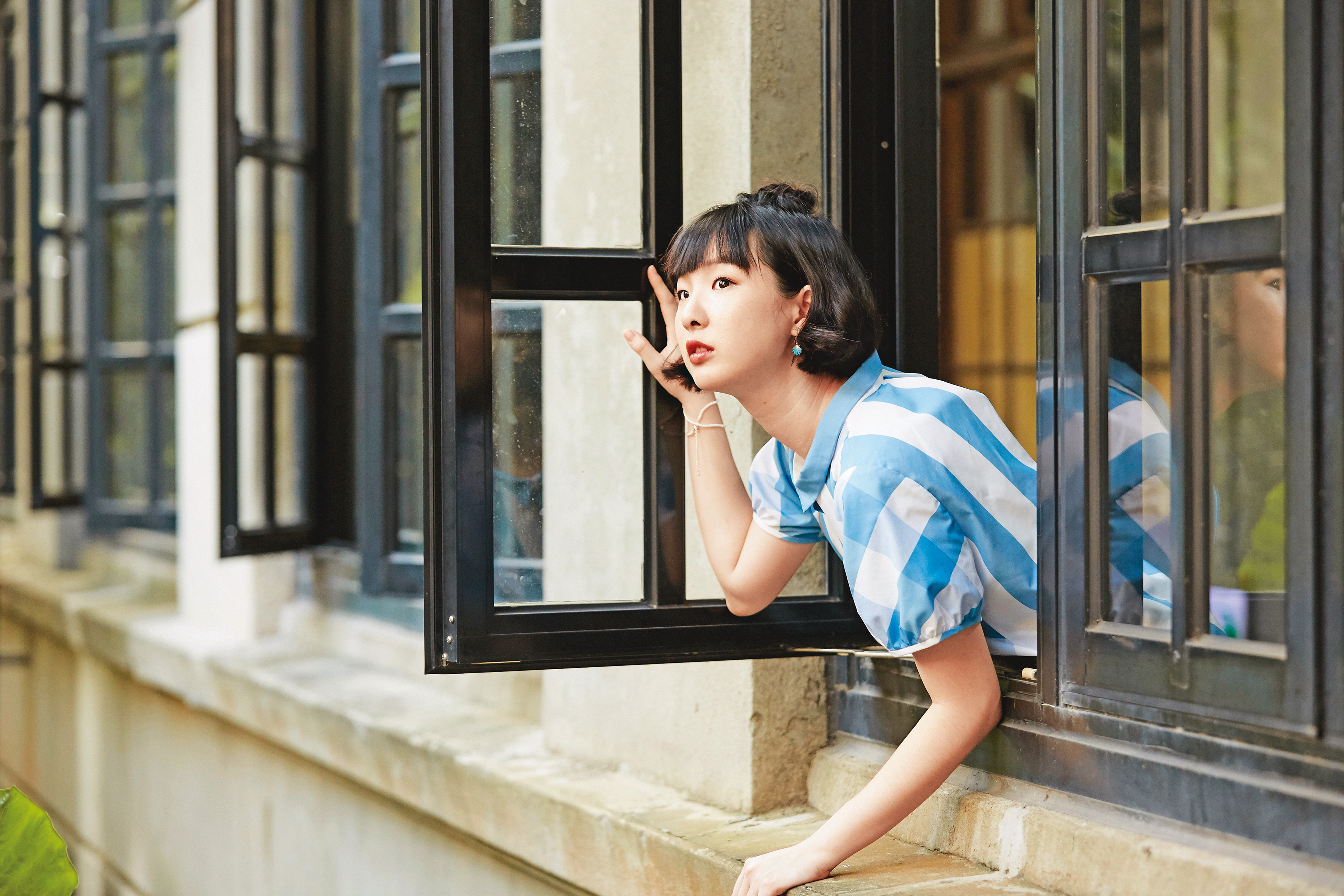 喜歡動物的劉主平，去年花錢上寵物溝通師課，未來希望能為動物發聲。