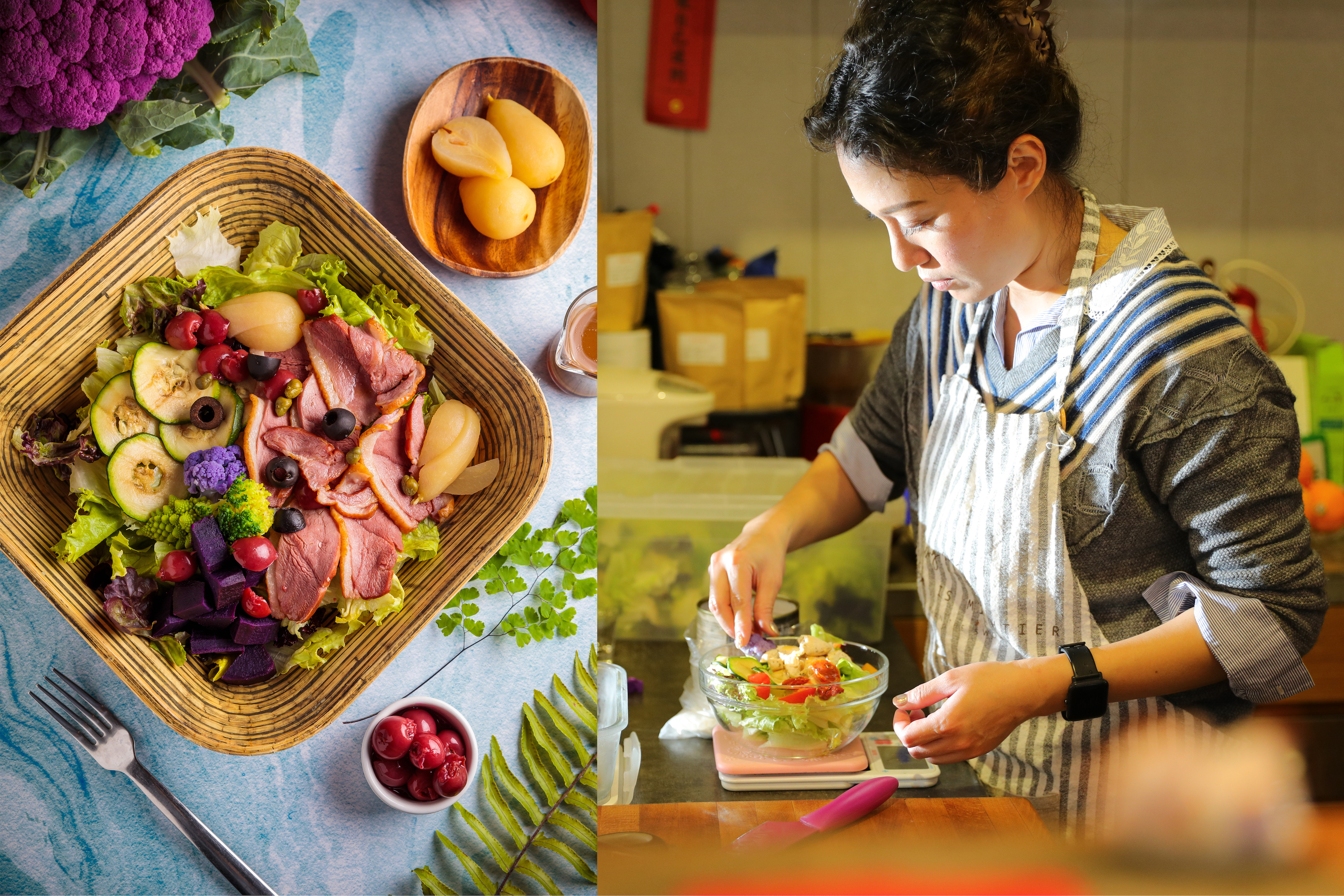 「Doris Salads多的是沙拉」老闆娘Doris堅持對食物的熱情，端出一道到講究不將就的美味沙拉。