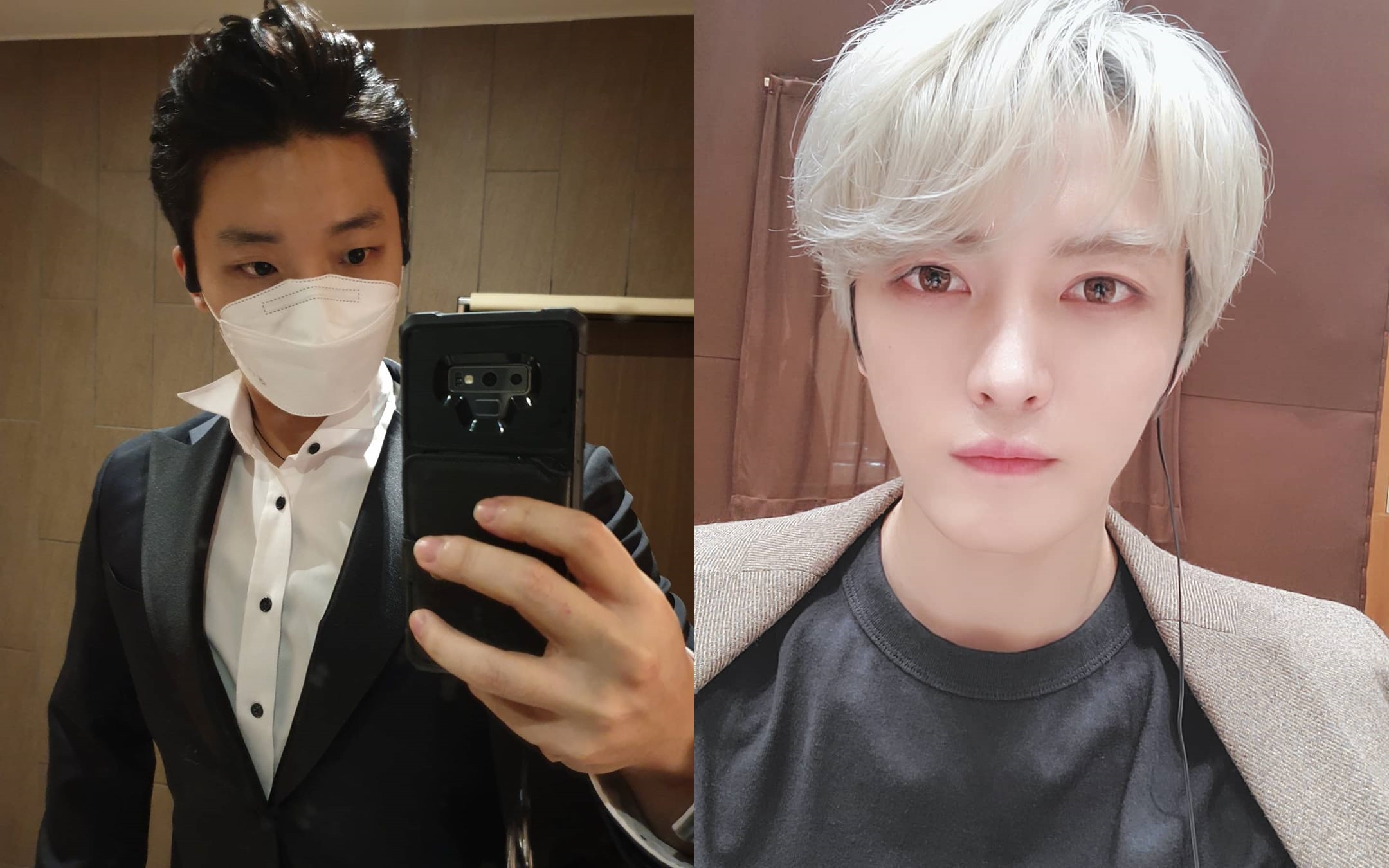 金在中瞎扯自己染疫，宋讚養不看好他未來的演藝事業發展。（翻攝金在中、宋讚養IG）