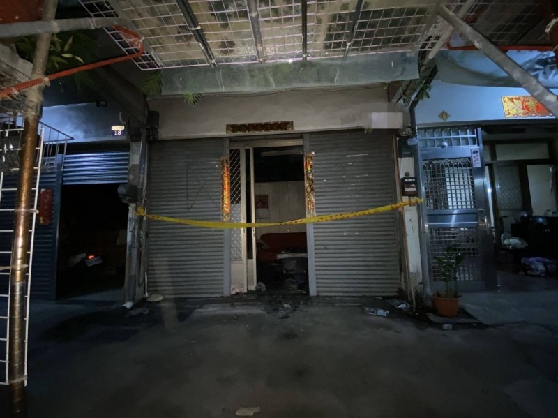 警方不排除太平火警是西屯縱火者的何男所為,警方表示還在調查。(消防局提供)