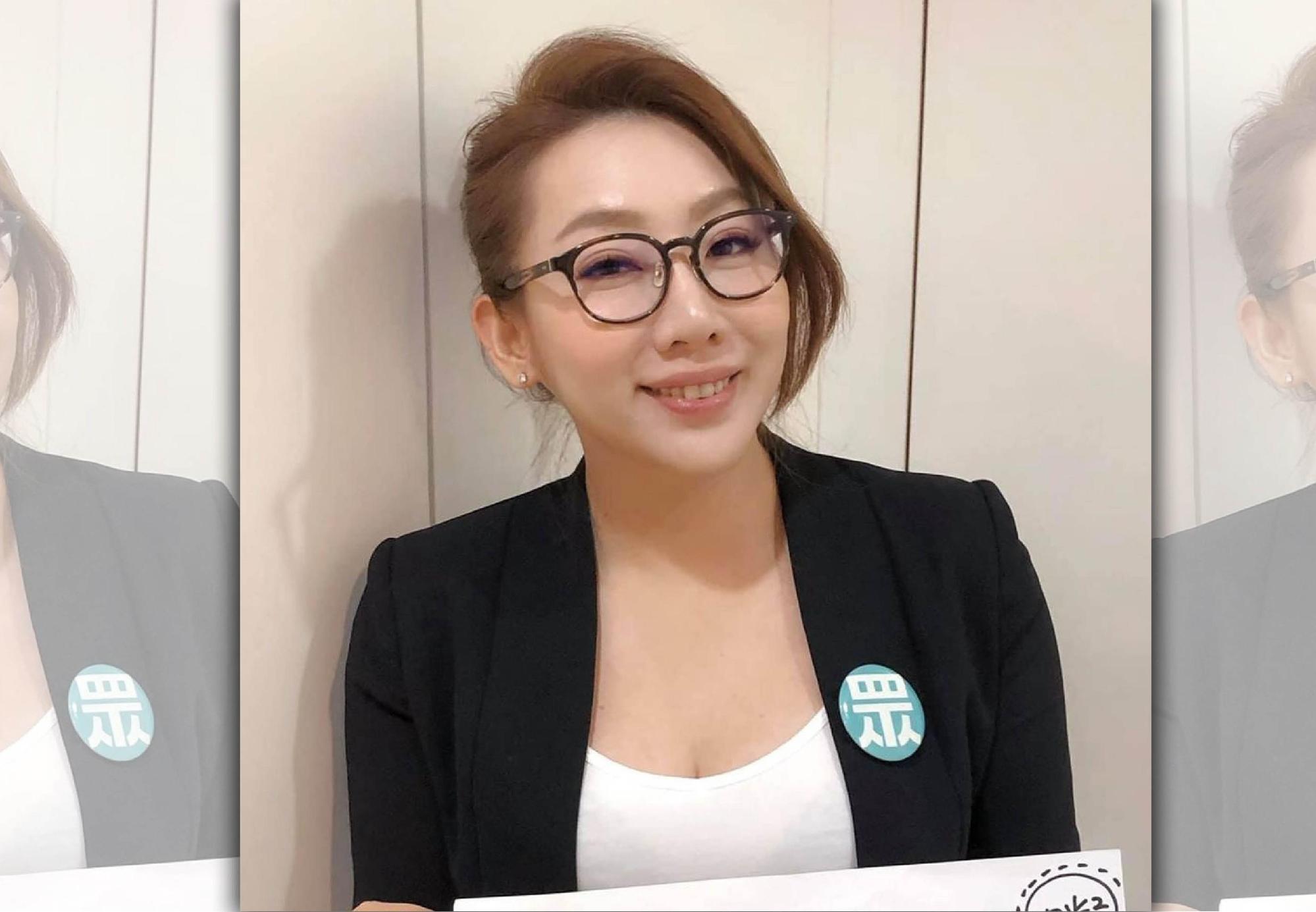 台灣民眾黨前發言人林珍羽本月1日才辭去職務，前往台北市府報到。（翻攝自林珍羽臉書）