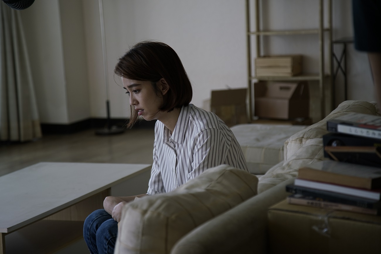 陳庭妮在《76号恐怖書店-計程車》中，結合靈異與親情讓觀眾深受感動。 （七十六号原子）