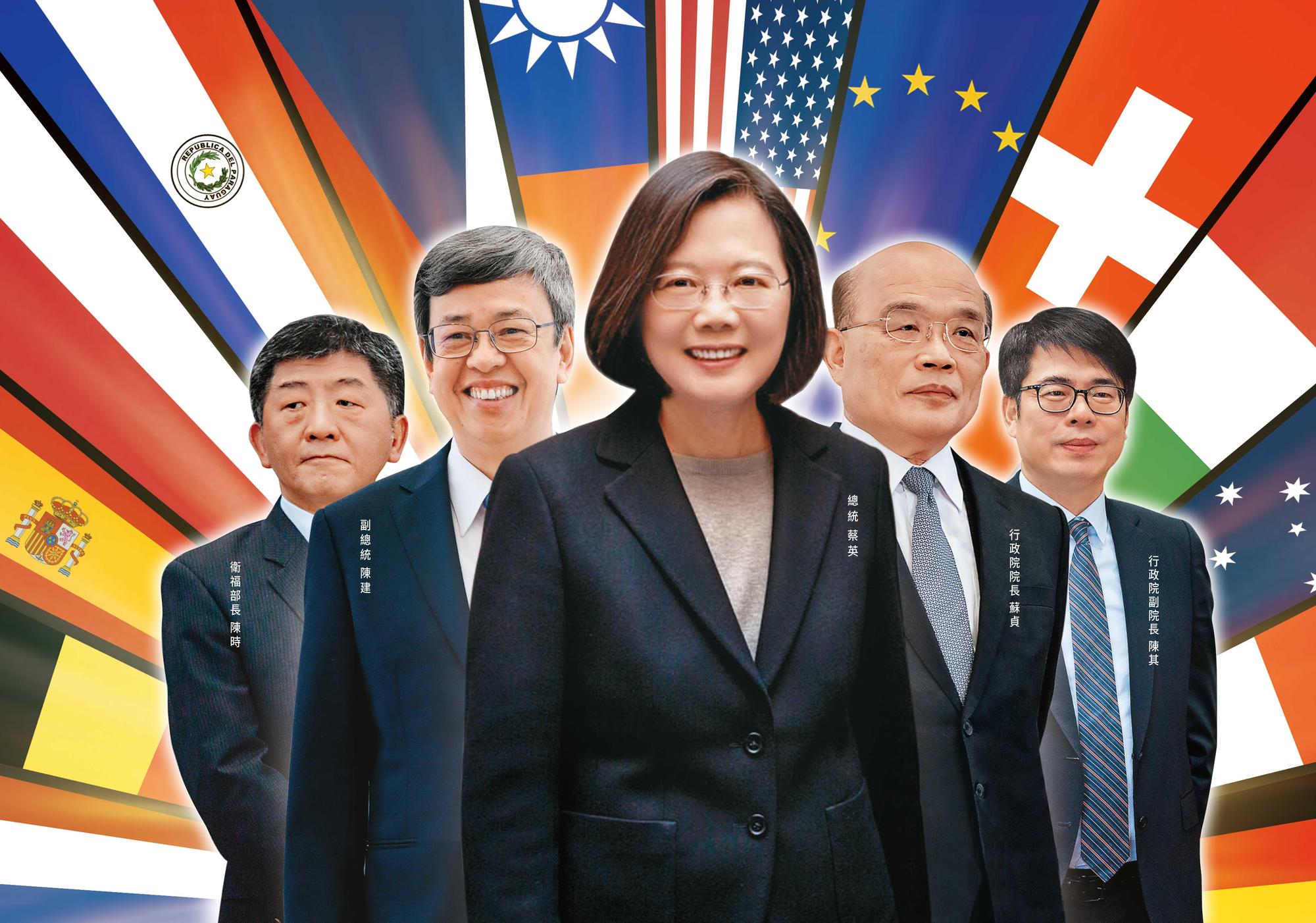 全球疫情未見趨緩,台灣前階段組國家隊防疫,現階段不只要打國際盃,由總統蔡英文領軍的府院團隊,還要加入抗疫世界隊行列,對全球防疫作出貢獻。